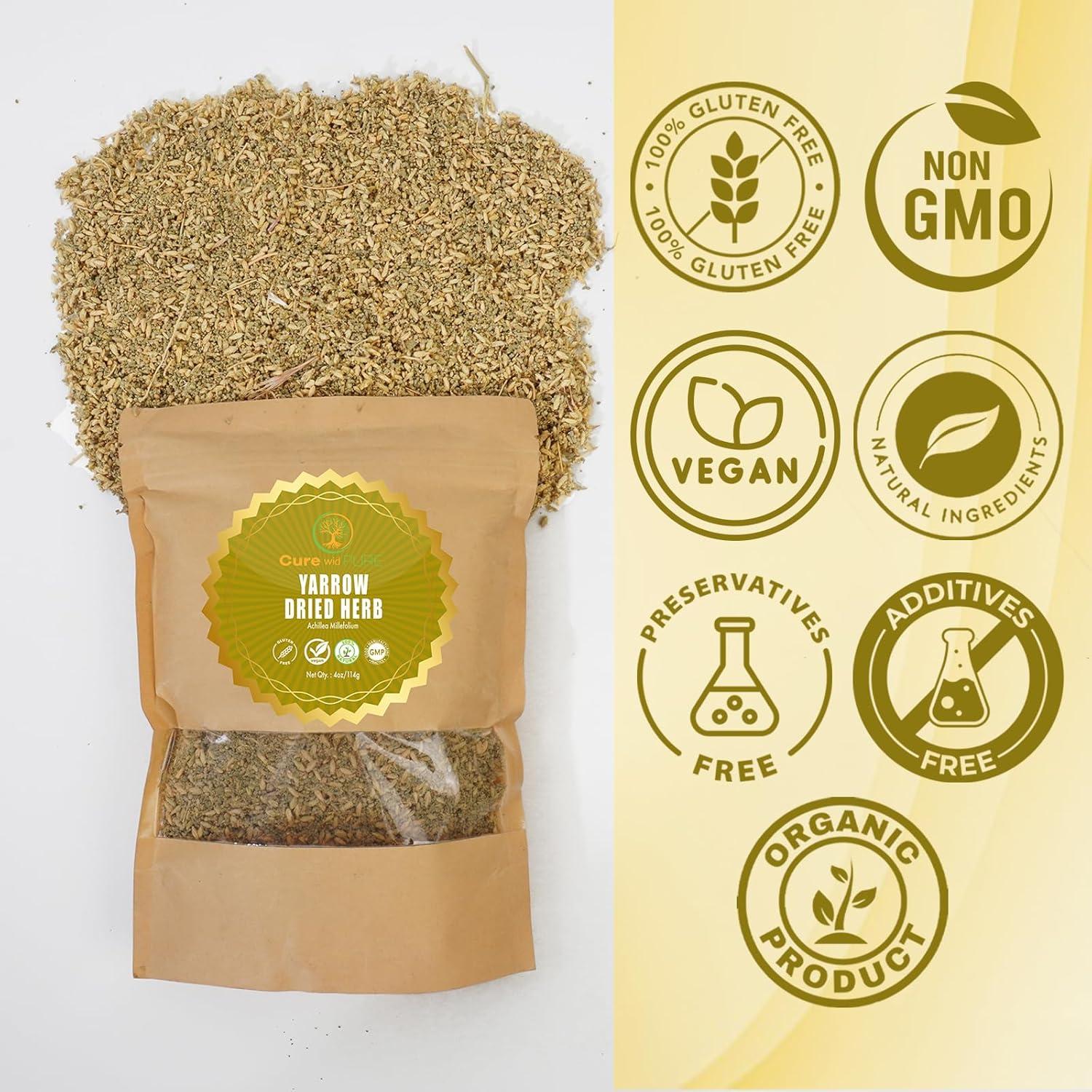 Té de Milenrama Orgánica Cura con Pura - 113.4 g Sin OGM