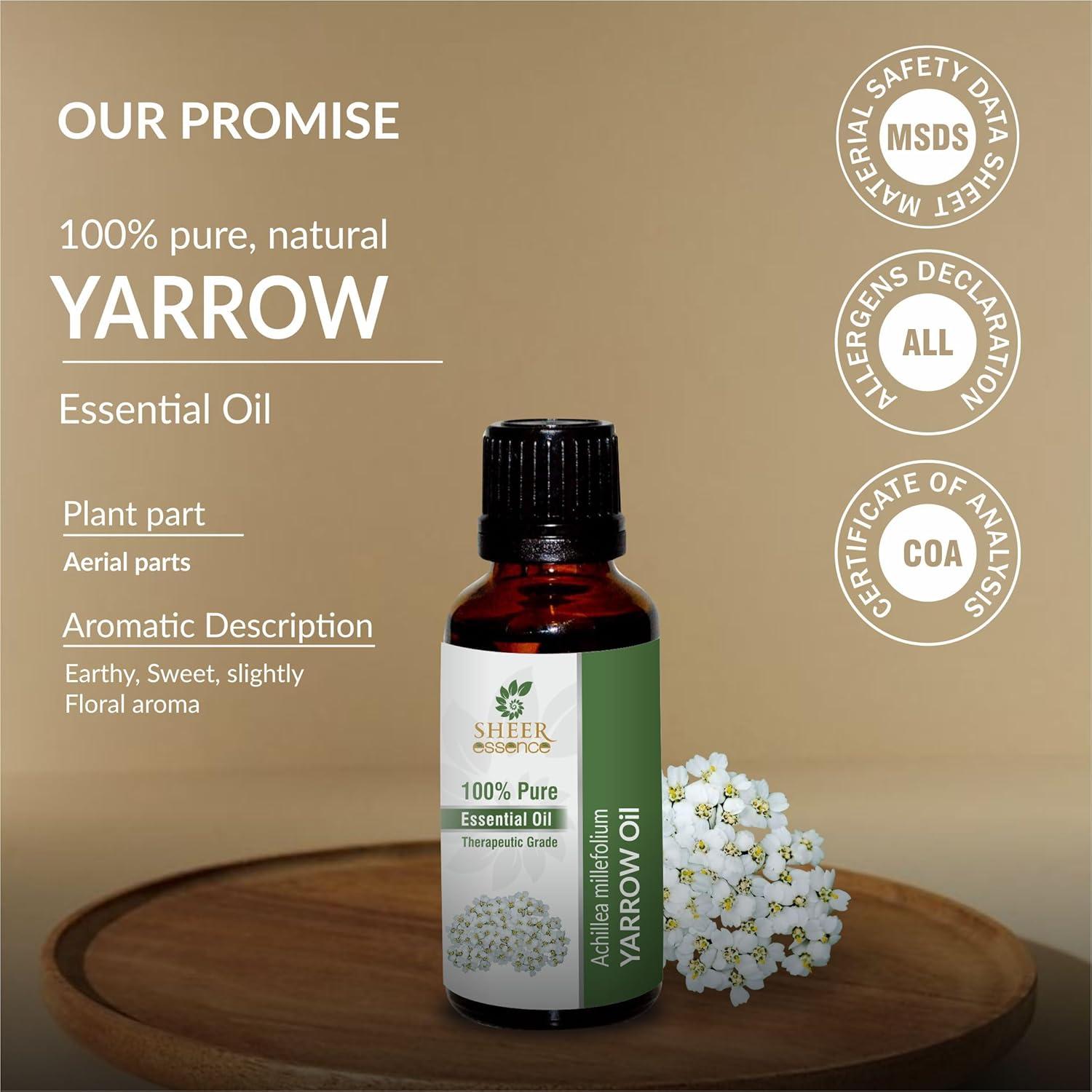 Aceite Esencial de Yarrow 100% Puro 15 ml - Sheer Essence