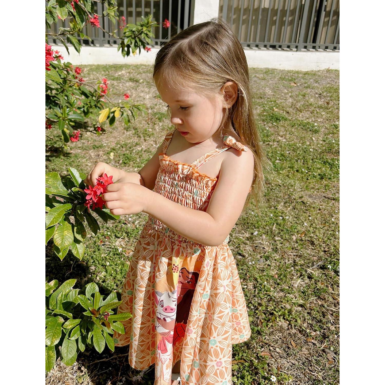 Vestido de Verano Disney Princesa Elsa 5-6 Años Lazo