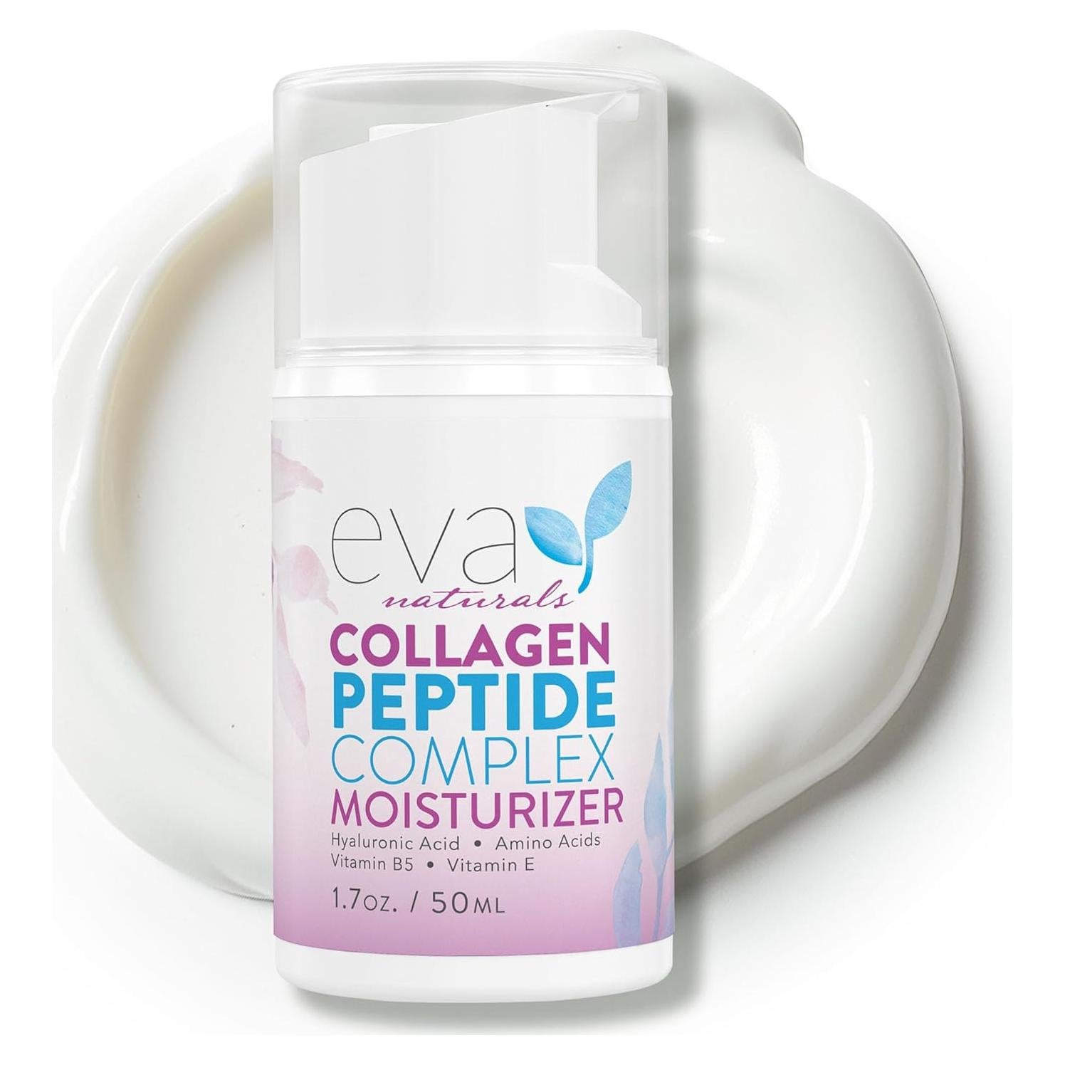 Hidratante Facial Antienvejecimiento Eva Naturals 50ml Colágeno