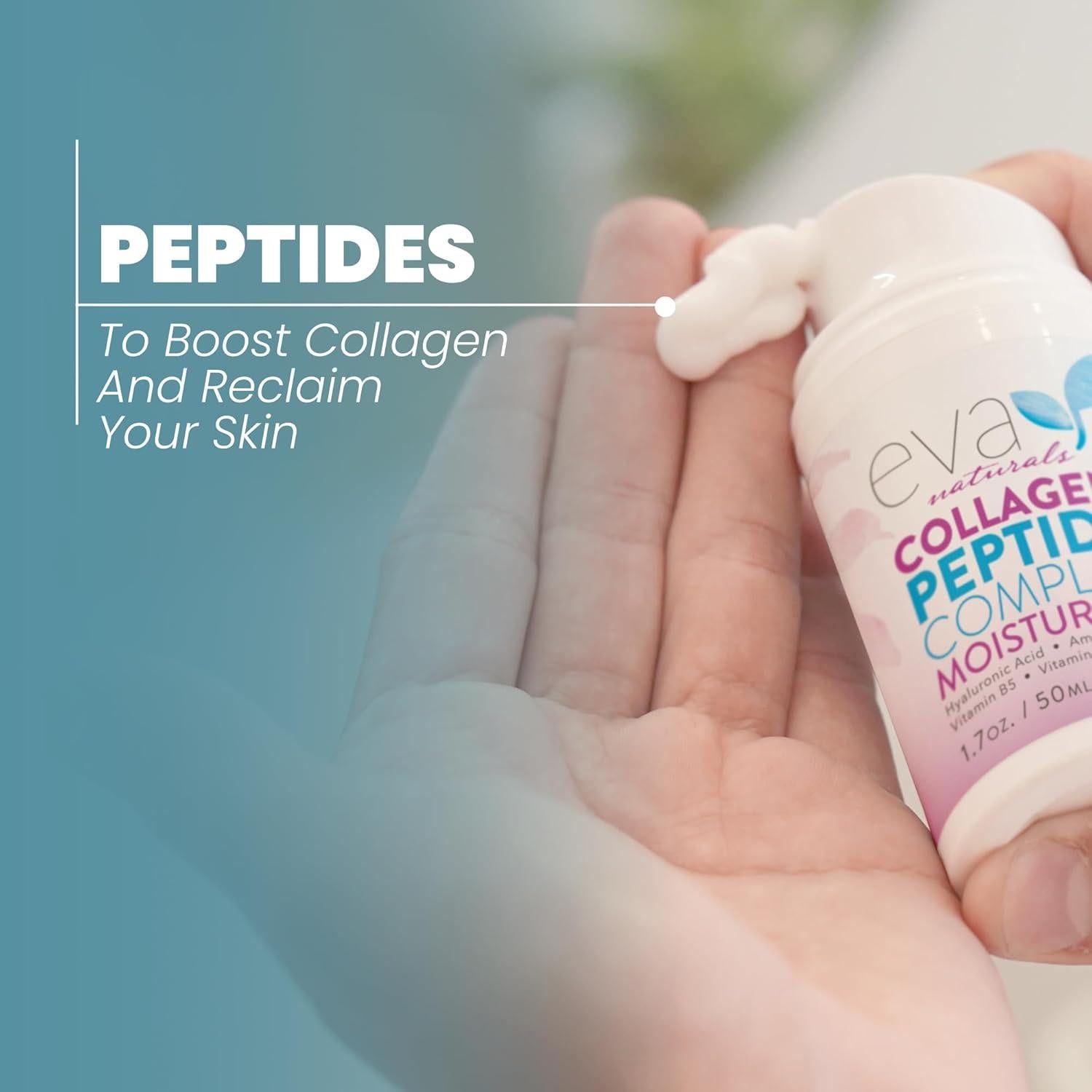 Hidratante Facial Antienvejecimiento Eva Naturals 50ml Colágeno