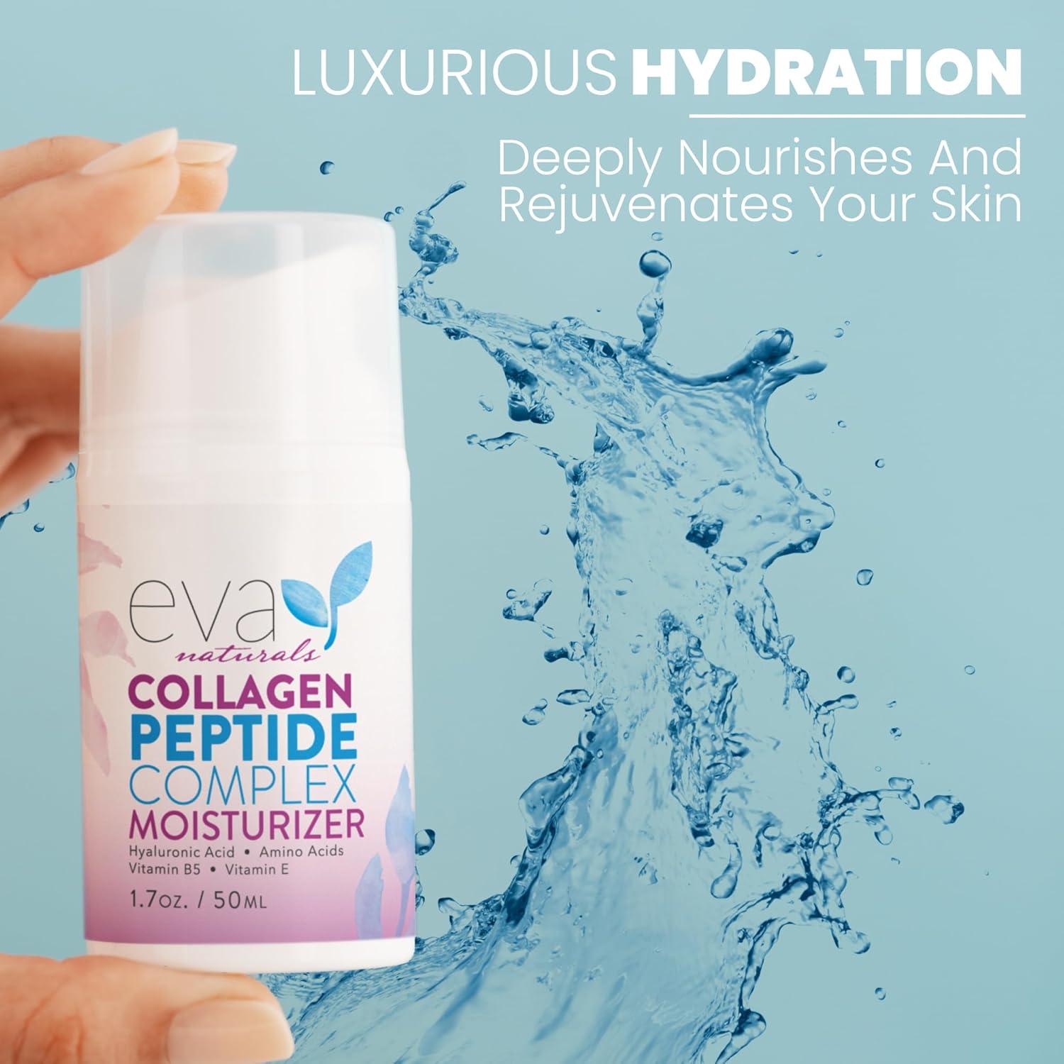 Hidratante Facial Antienvejecimiento Eva Naturals 50ml Colágeno