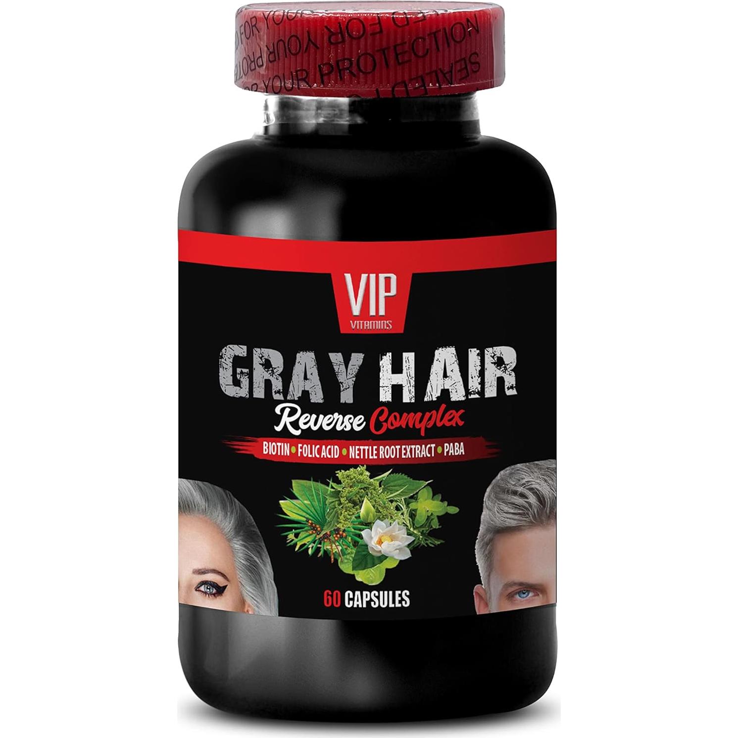 Complejo Reverso de Cabello Gris - Soluciones para el Cuidado de la Piel - 60 Cápsulas
