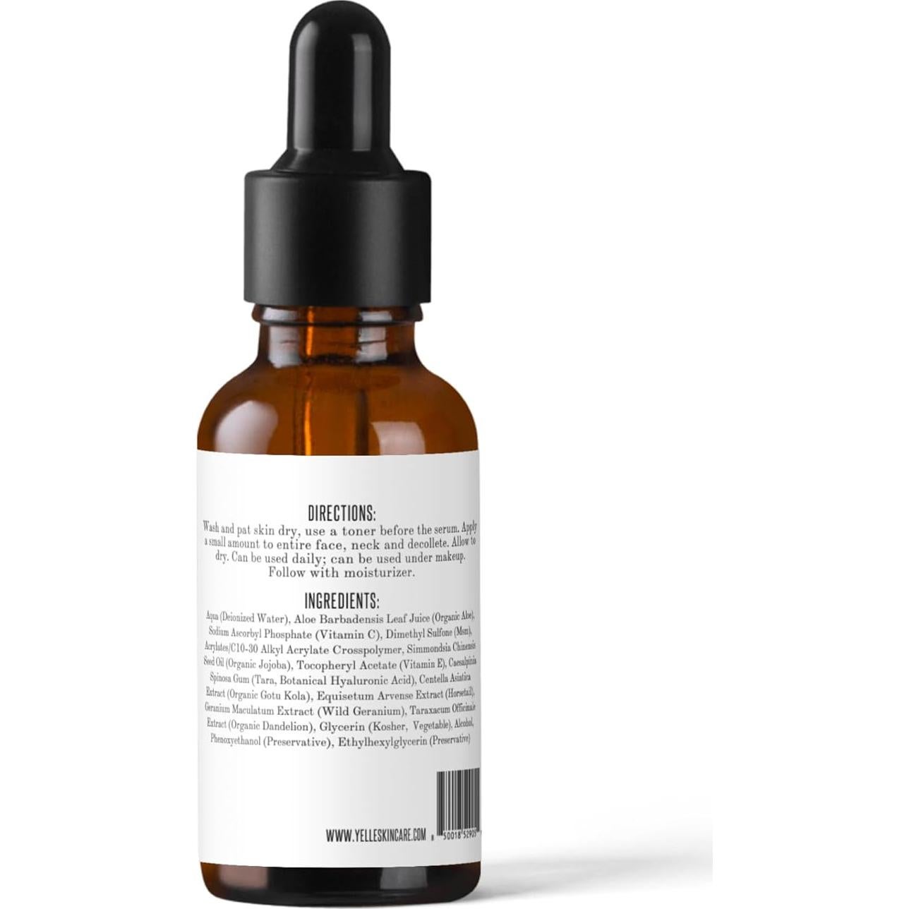 Suero de Péptidos YELLE 30ml | Aloe y Hamamelis | Antiarrugas