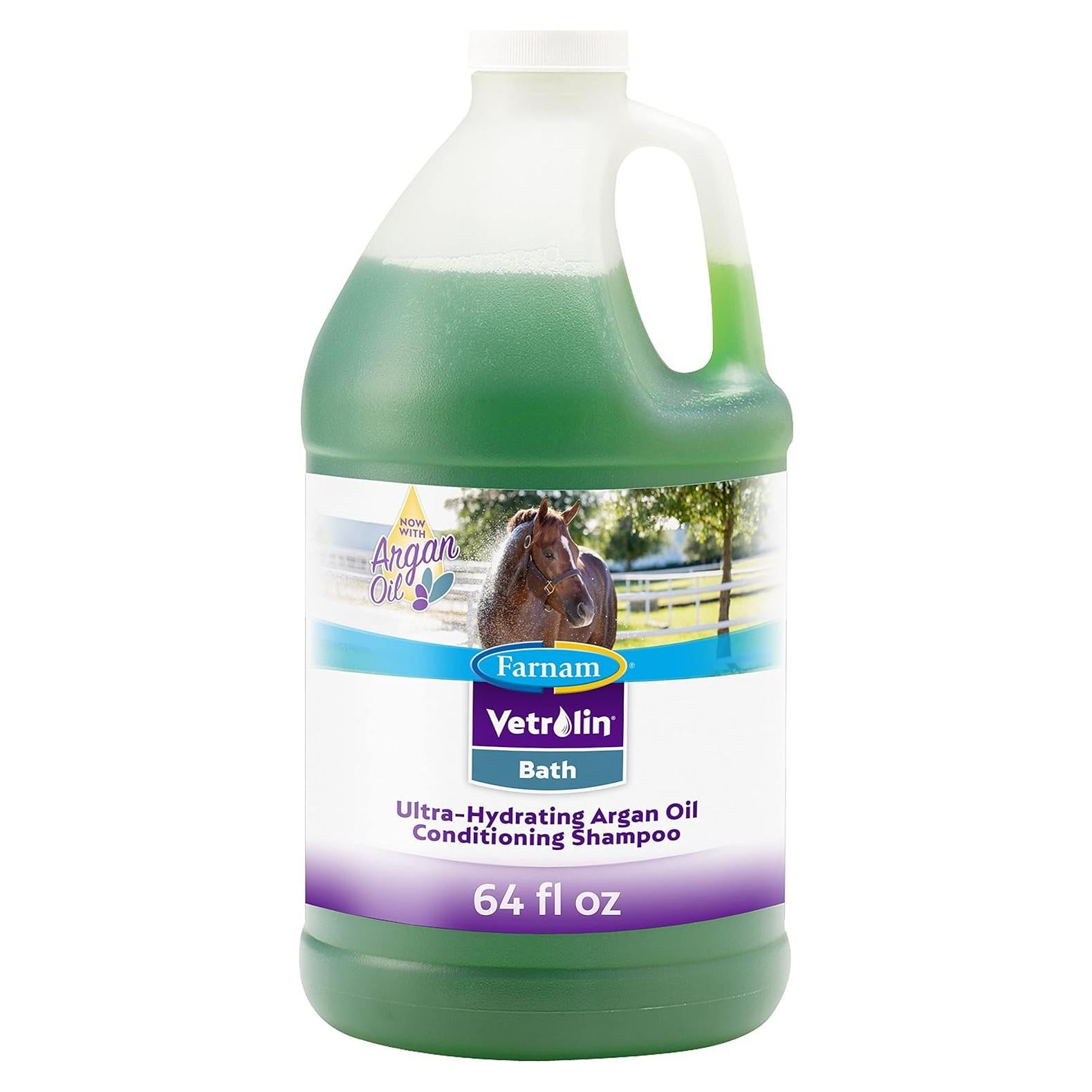 Champú Ultra Hidratante Vetrolin Bath 1.89L para Caballos y Perros