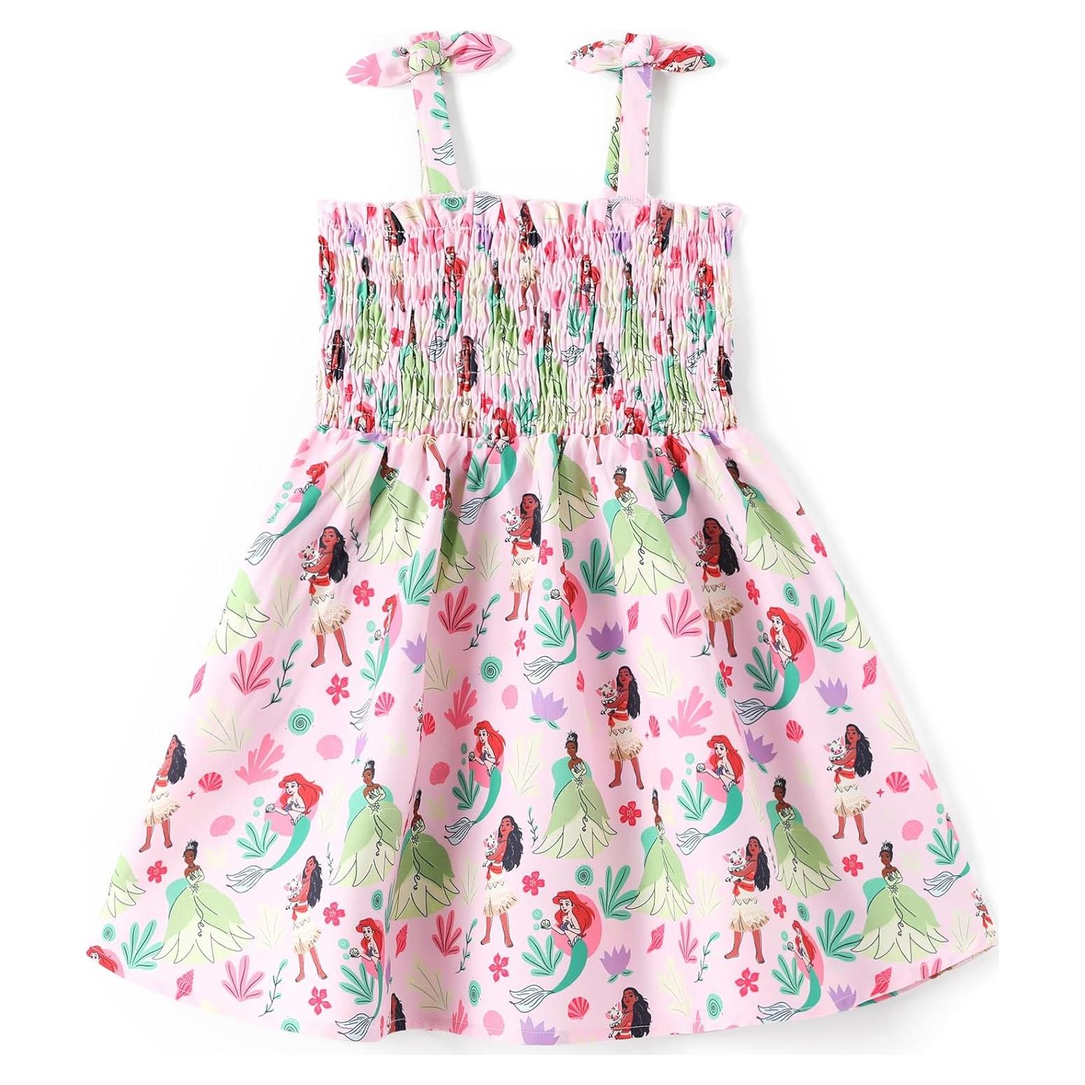 Vestido de Verano Disney Princess Elsa 2T Rosa Claro