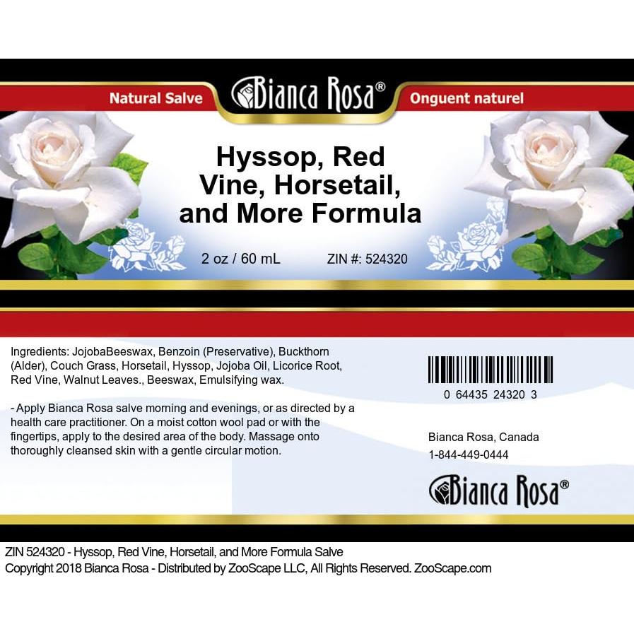 Salve Bianca Rosa de Hisopo y Vid Roja 56.7 g - Sin Rellenos