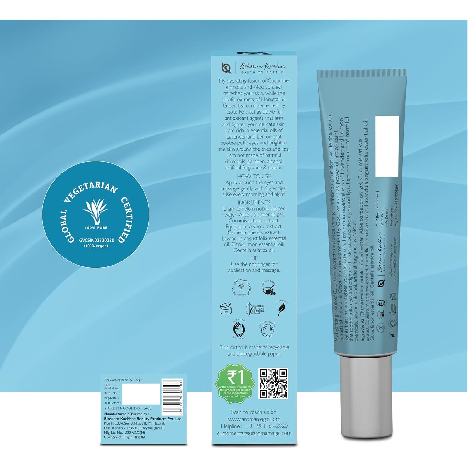 Gel Contorno de Ojos Aroma Magic 20g - Reduce Ojeras y Hinchazón