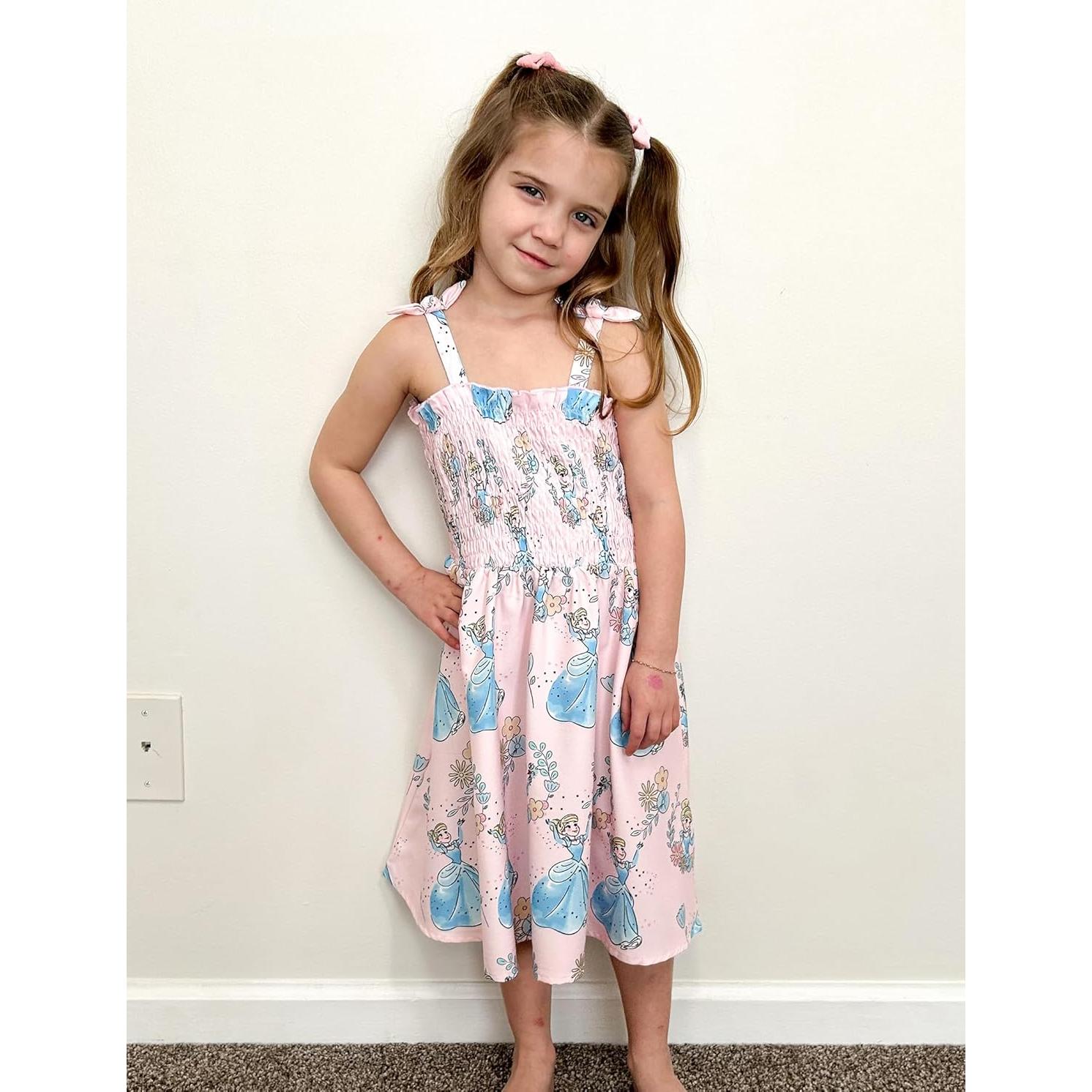 Vestido de Verano Disney Princess Elsa para Niña 5-6 Años