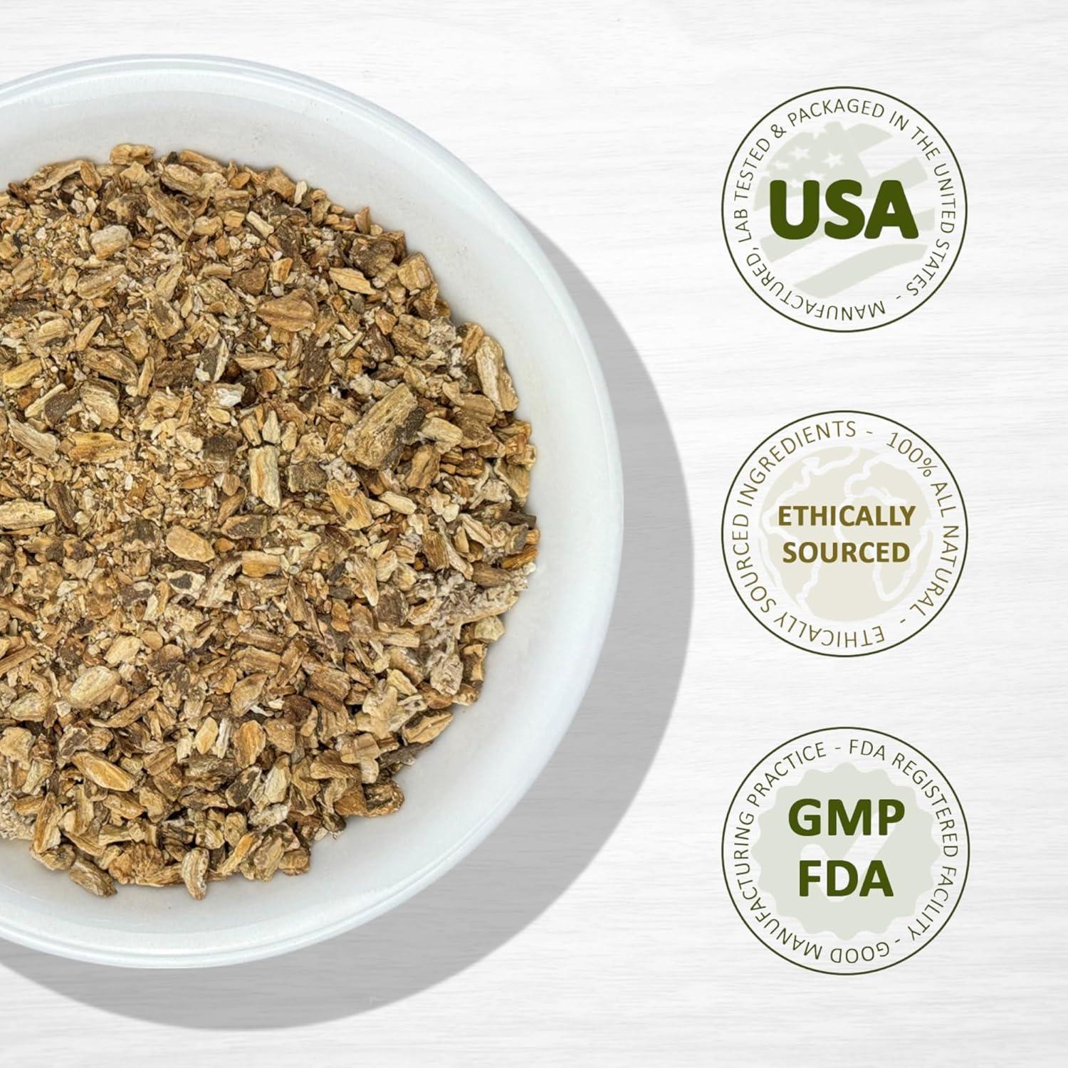 Raíz de Bardana Cortada 227g - Evergreen Herbs - Diurético Natural