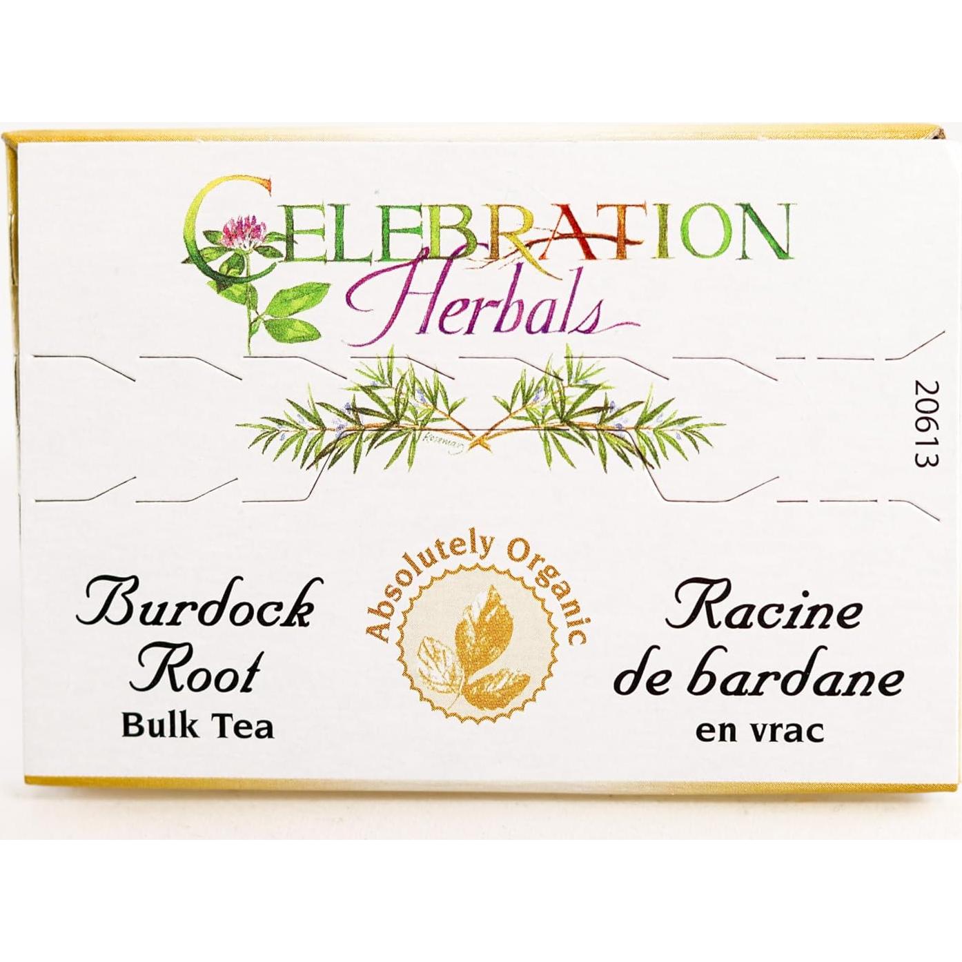 Raíz de Bardana Orgánica 60 g Celebración Herbals