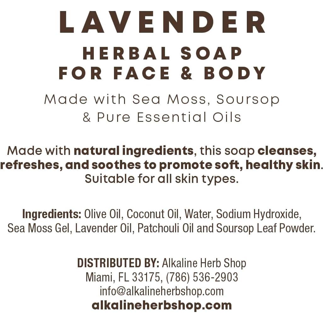 Paquete de Jabones Naturales Alkaline Herb Shop - 3 Variedades