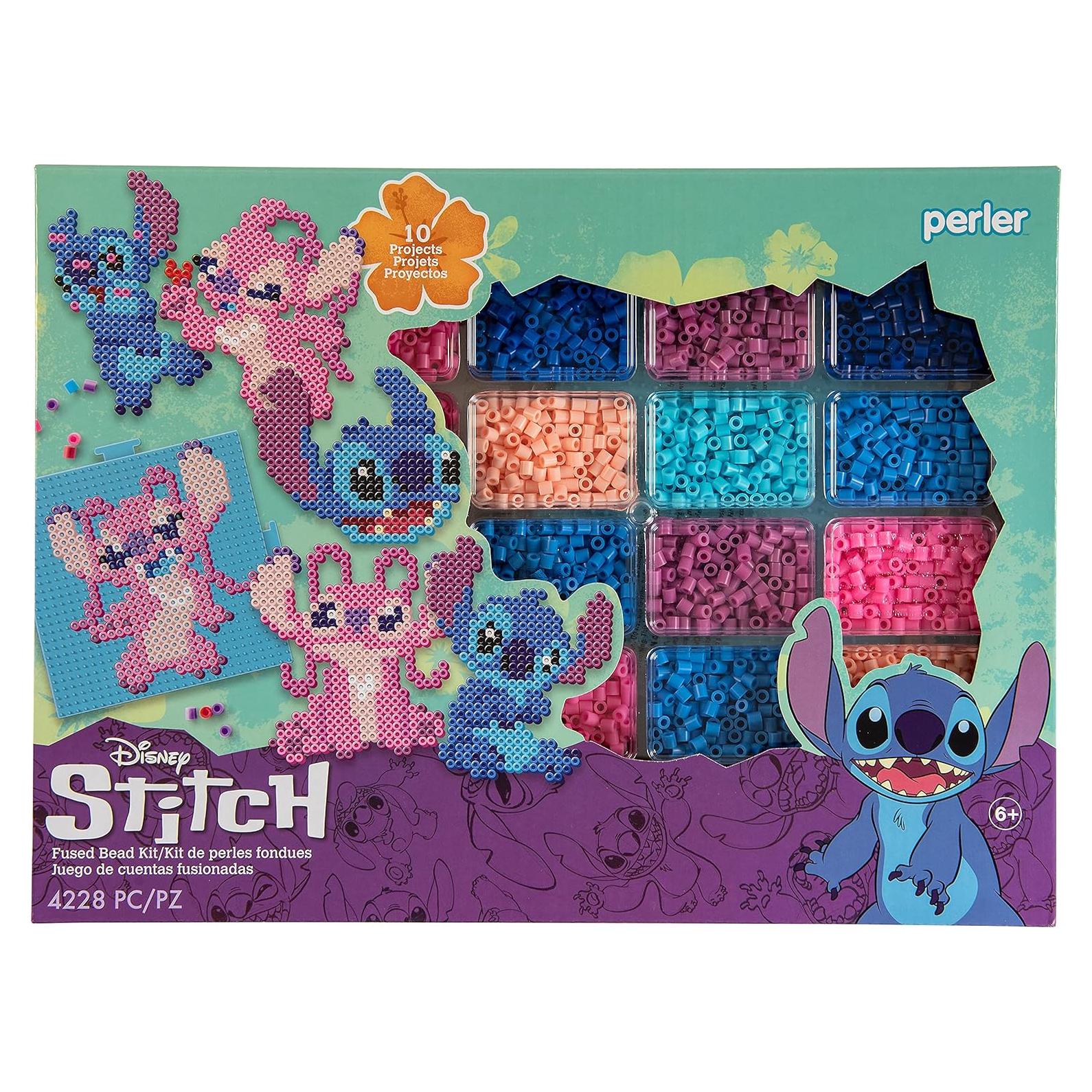 Kit Manualidades Perler Disney Stitch 4225 Cuentas Multicolor