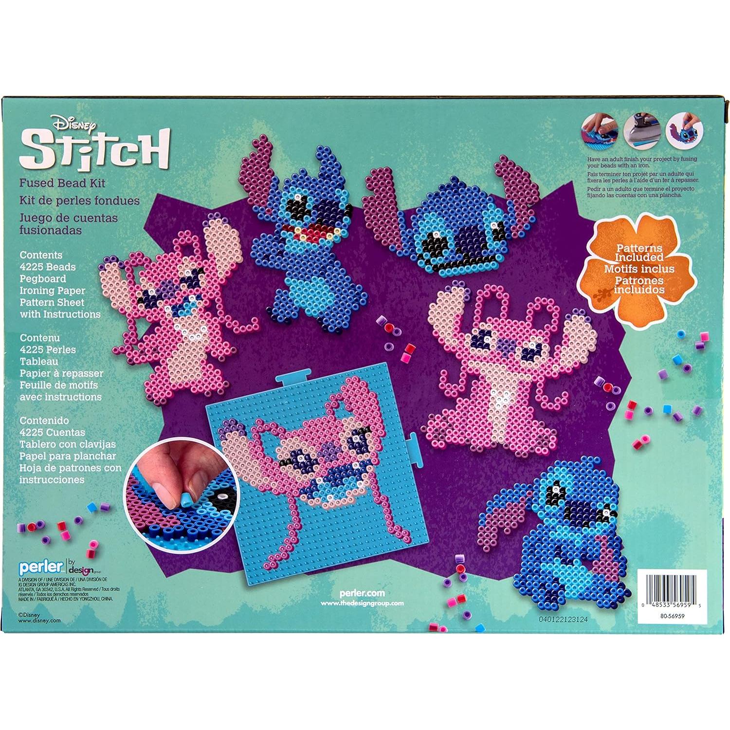 Kit Manualidades Perler Disney Stitch 4225 Cuentas Multicolor