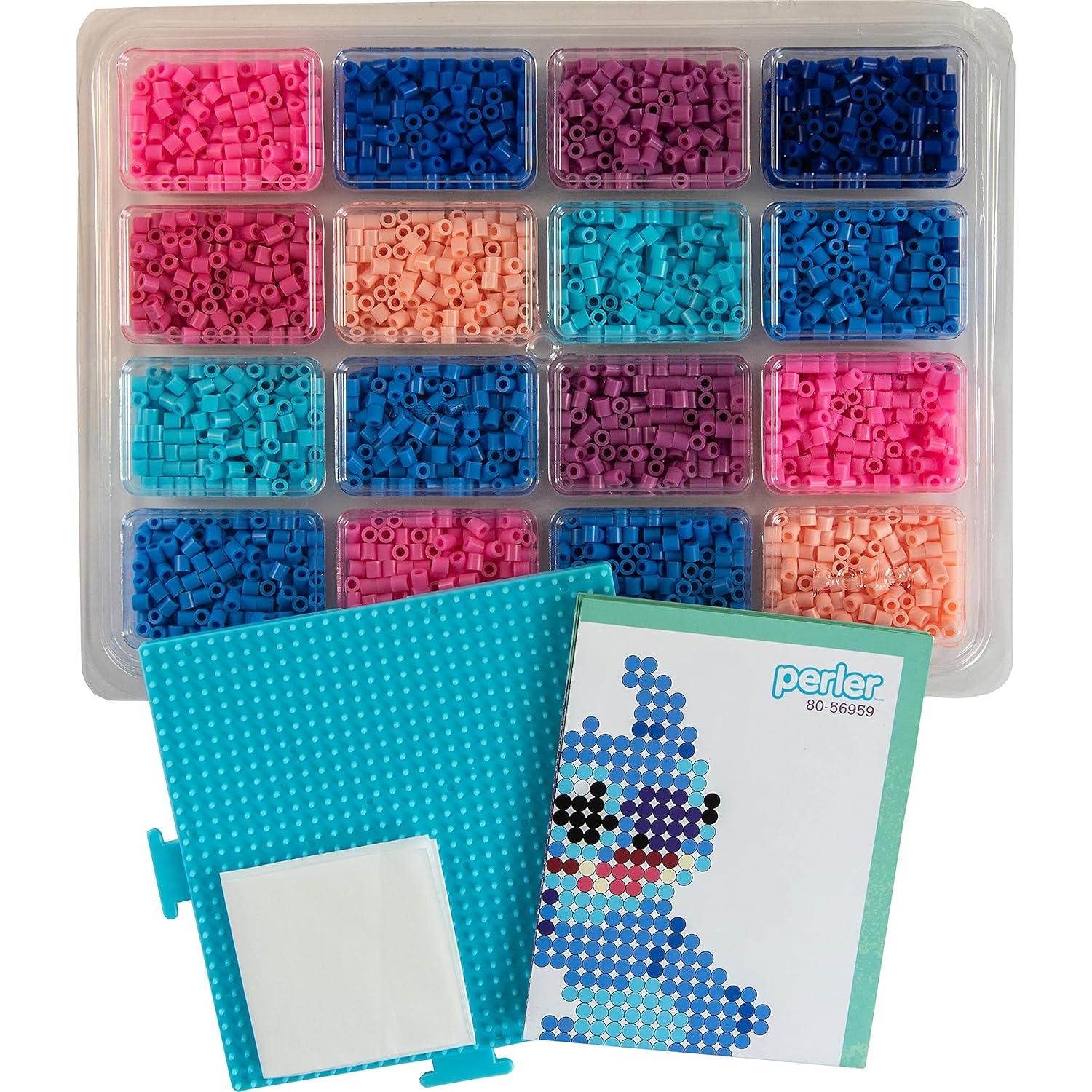 Kit Manualidades Perler Disney Stitch 4225 Cuentas Multicolor