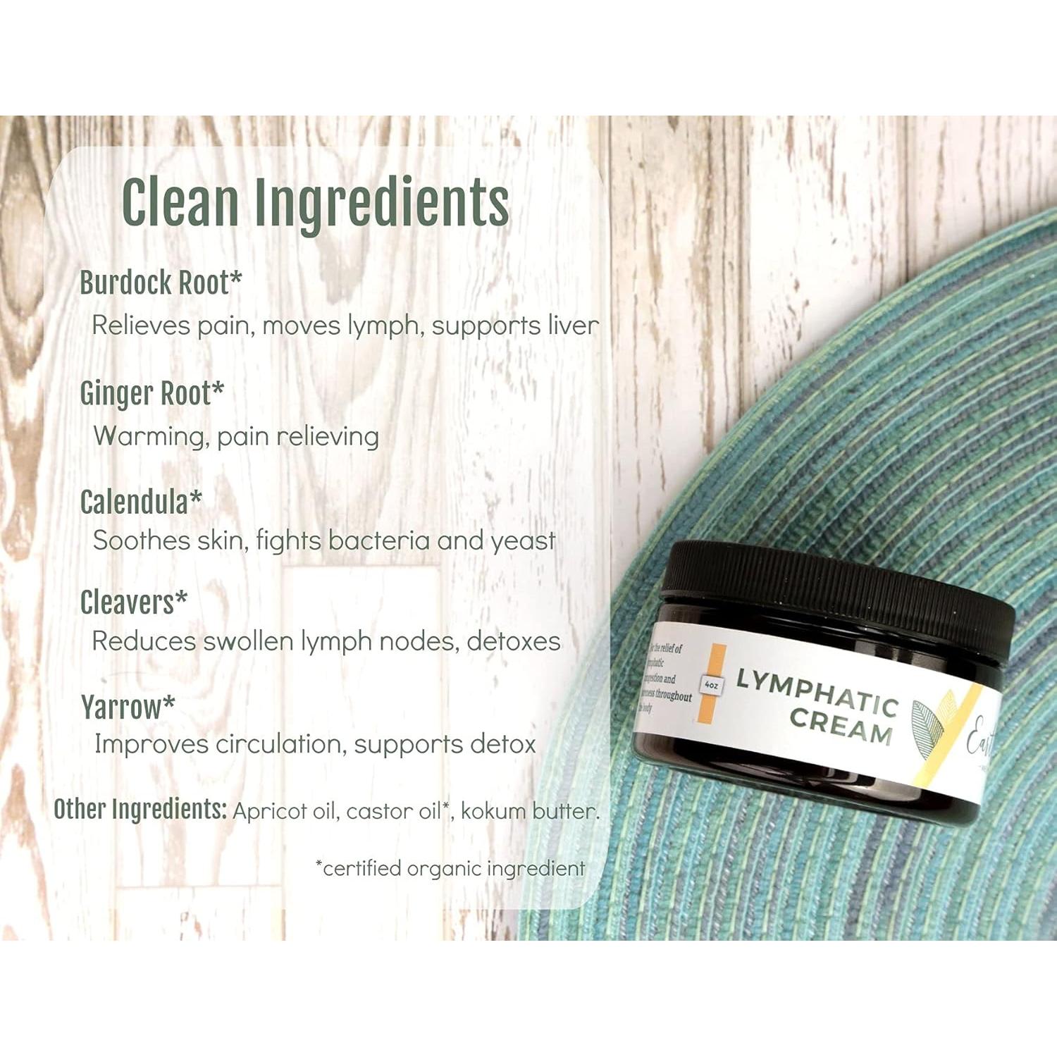 Crema Linfática Earthley Wellness 226.8 g - Alivio Natural