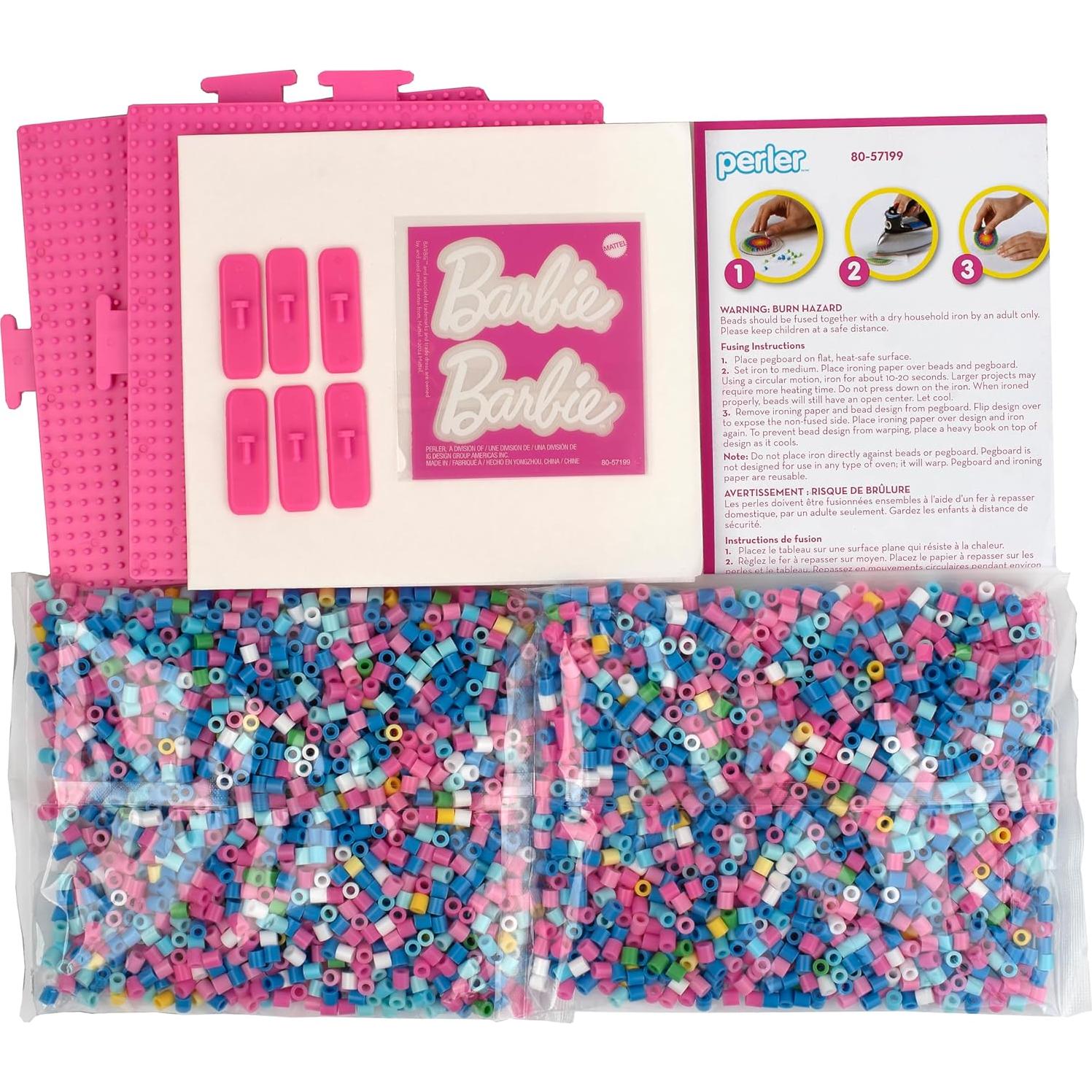 Kit de Perlas Fusionadas Perler Barbie 4011 Piezas