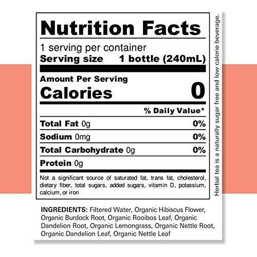 Té Detox Herbal Amo Mi Piel Teaonic 12x240ml Sin Calorías