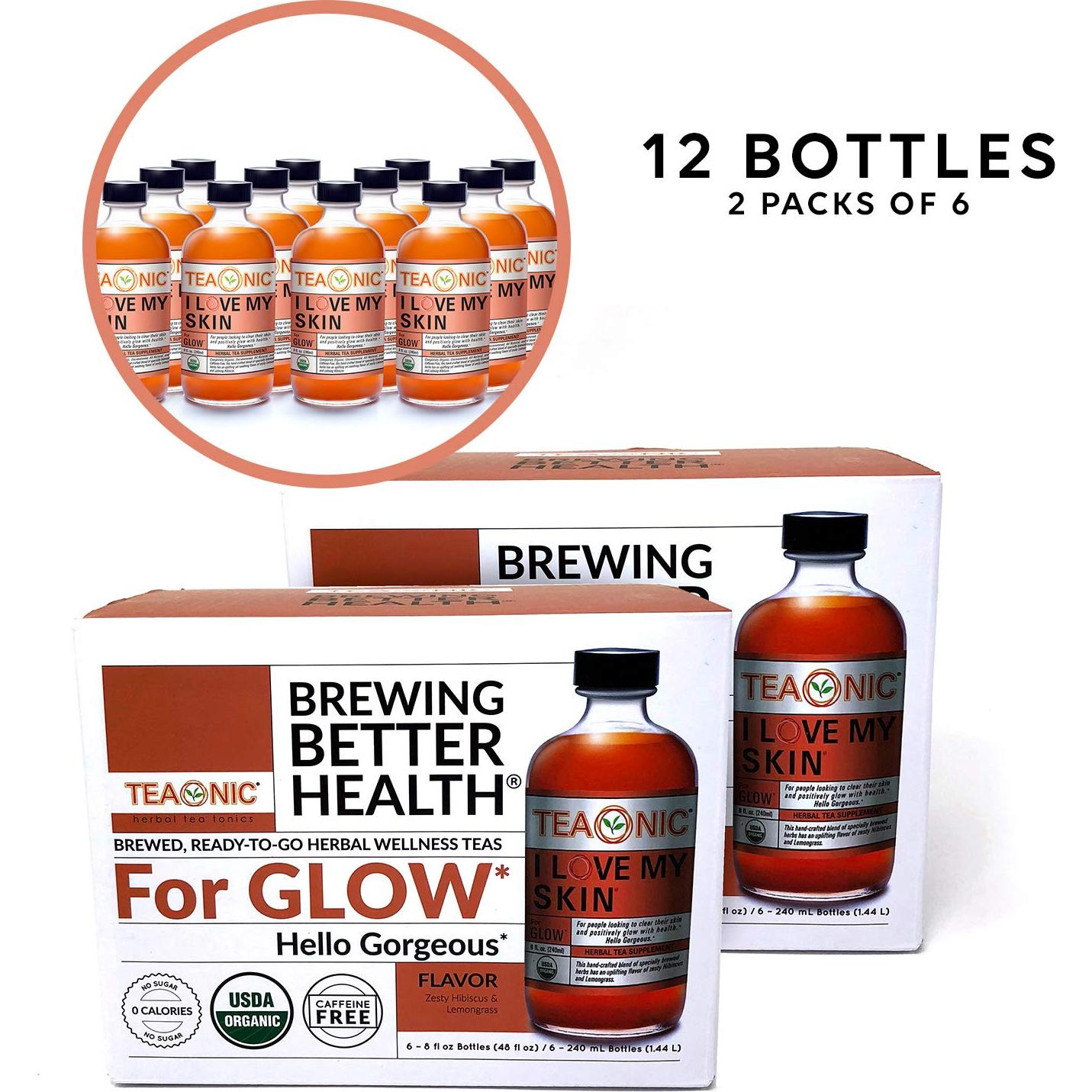 Té Detox Herbal Amo Mi Piel Teaonic 12x240ml Sin Calorías