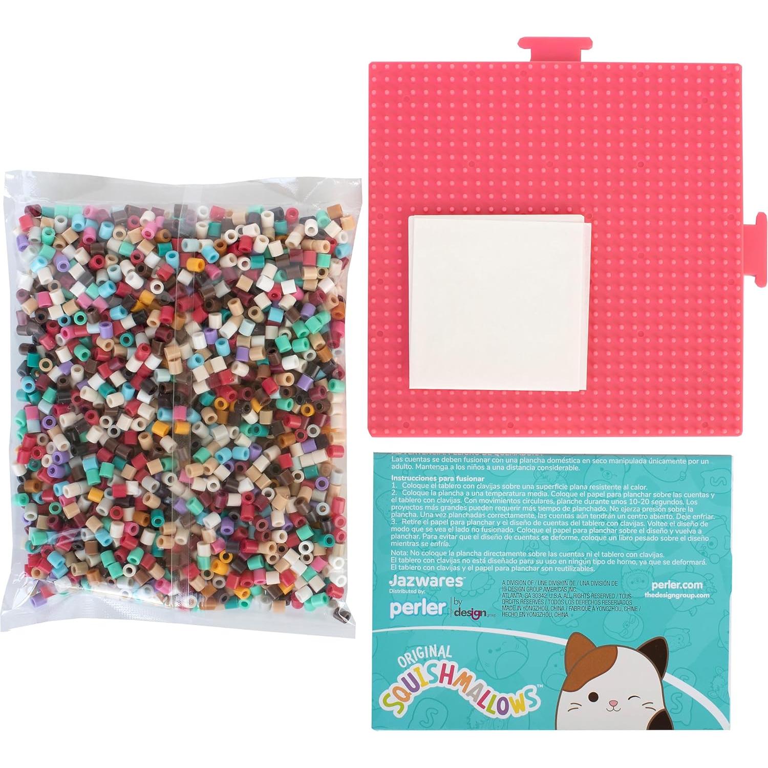 Kit Perler Squishmallows 2000 Piezas Manualidades