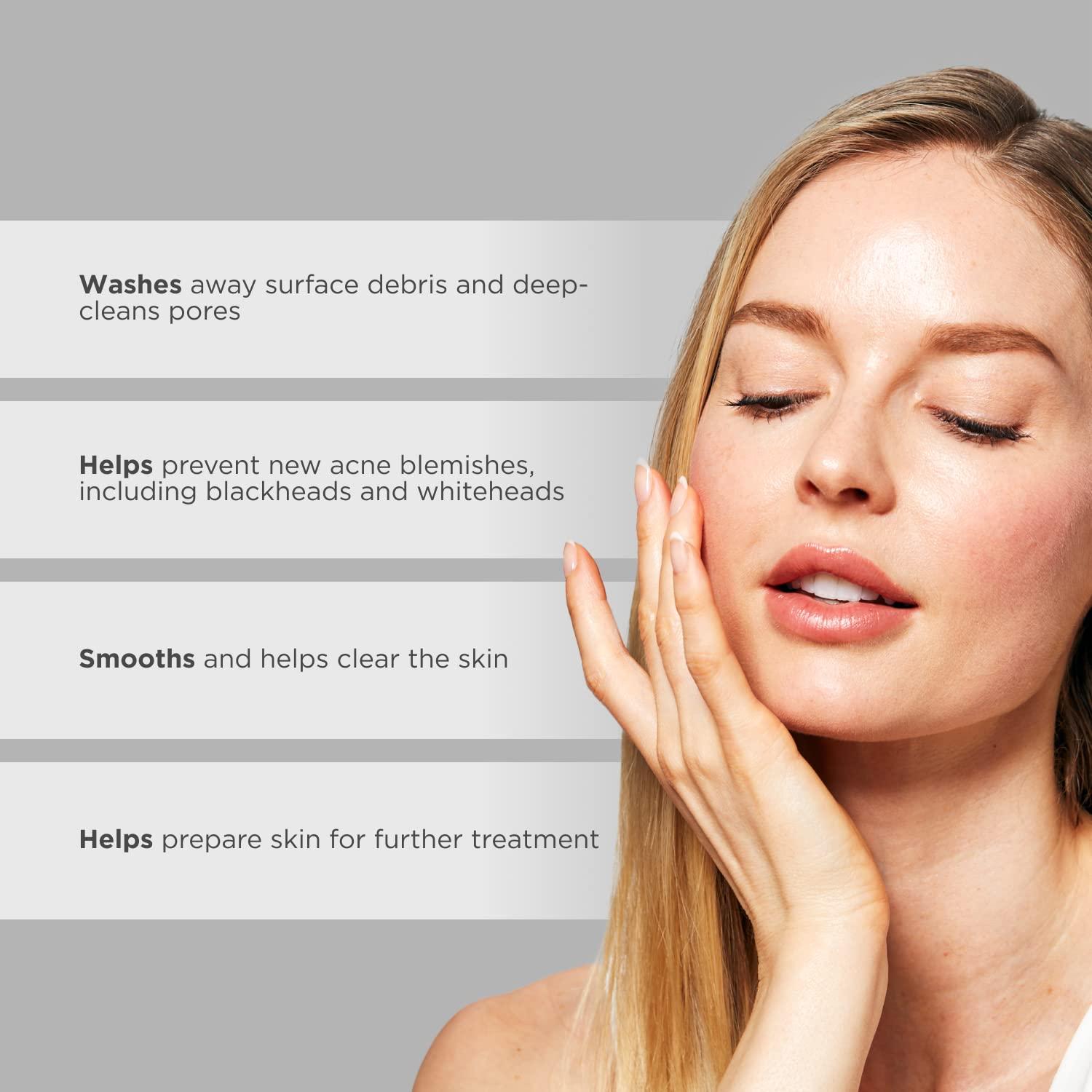 Limpiador Facial Glytone 198.4 ml - 2% Ácido Salicílico para Acné