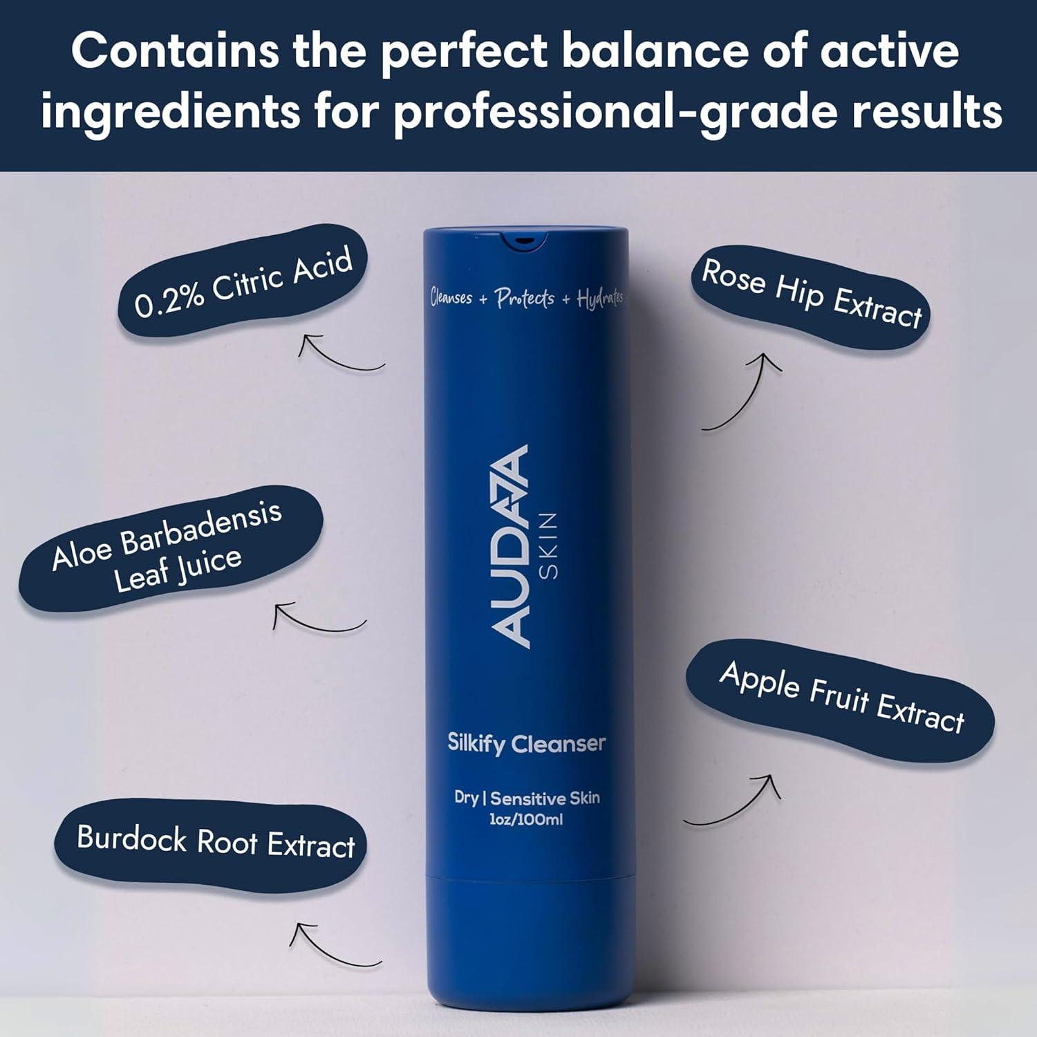 Limpiador Facial Suave Silkify 100ml - Exfoliante Hidratante