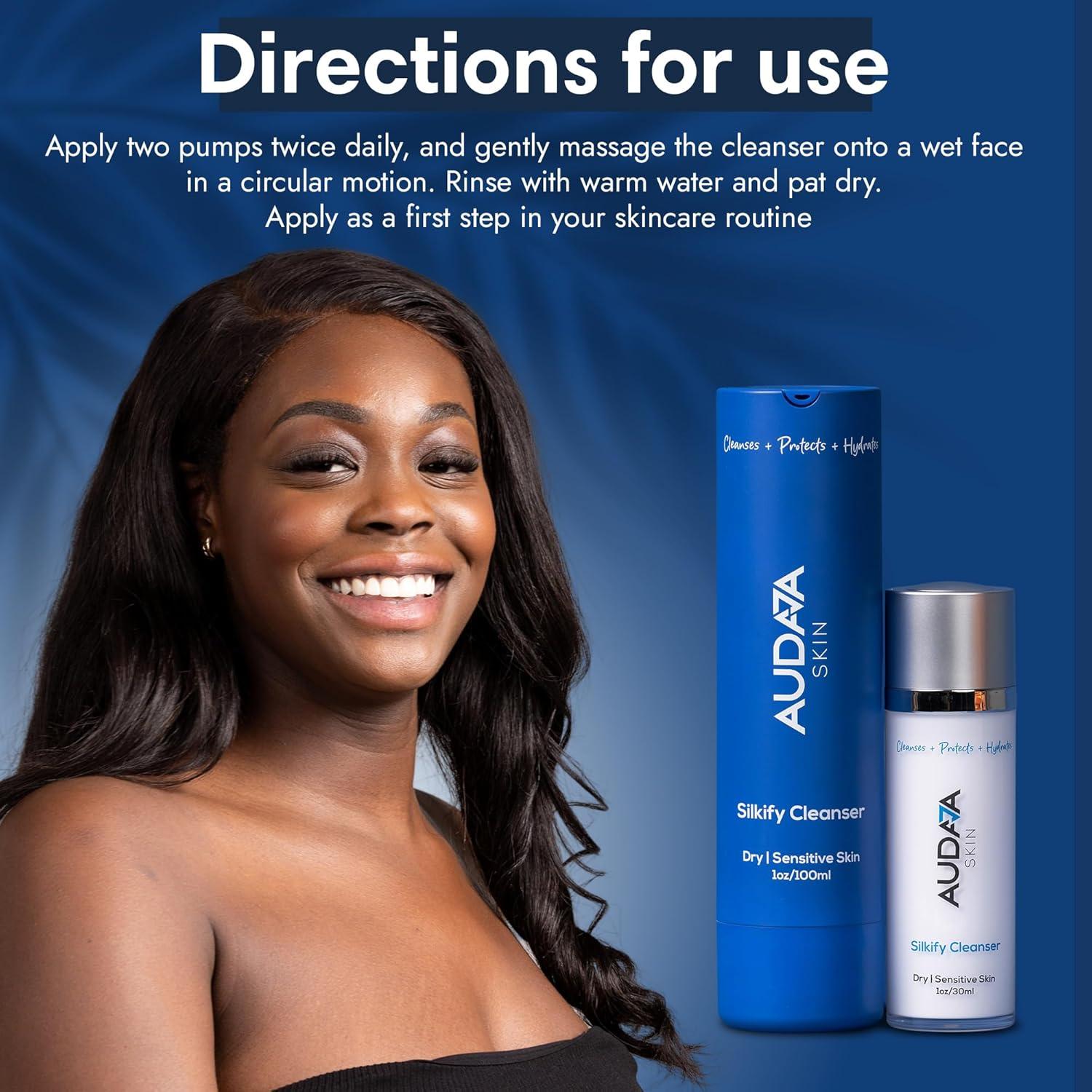 Limpiador Facial Suave Silkify 100ml - Exfoliante Hidratante