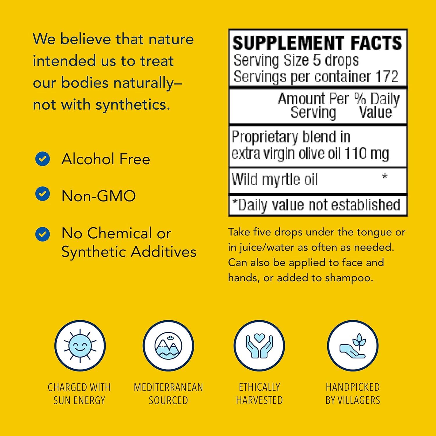 Aceite Silvestre de Mirto North American Herb 30 ml - Soporte Piel y Cabello