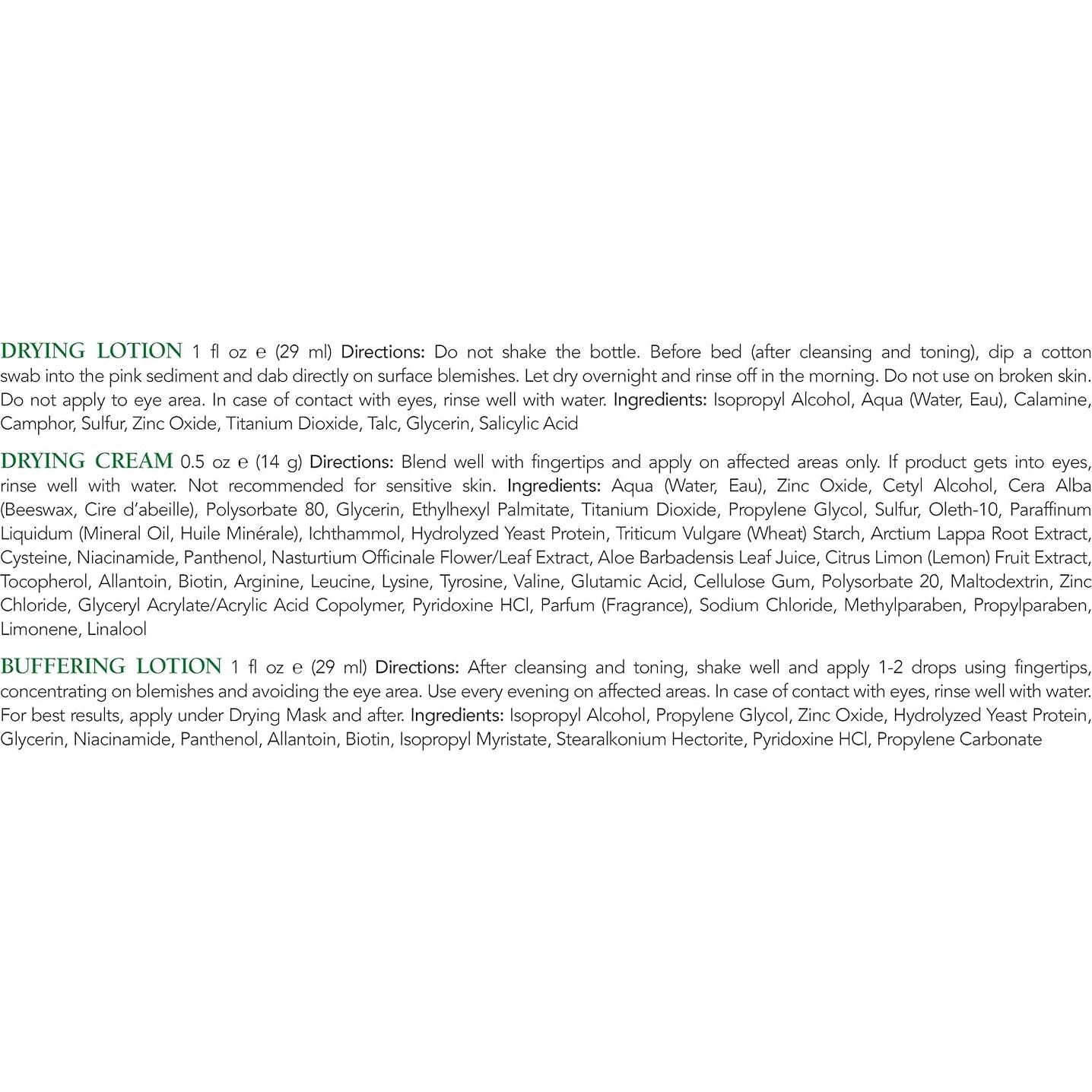 Kit de Cuidado Facial para Acné Mario Badescu - 3 Productos