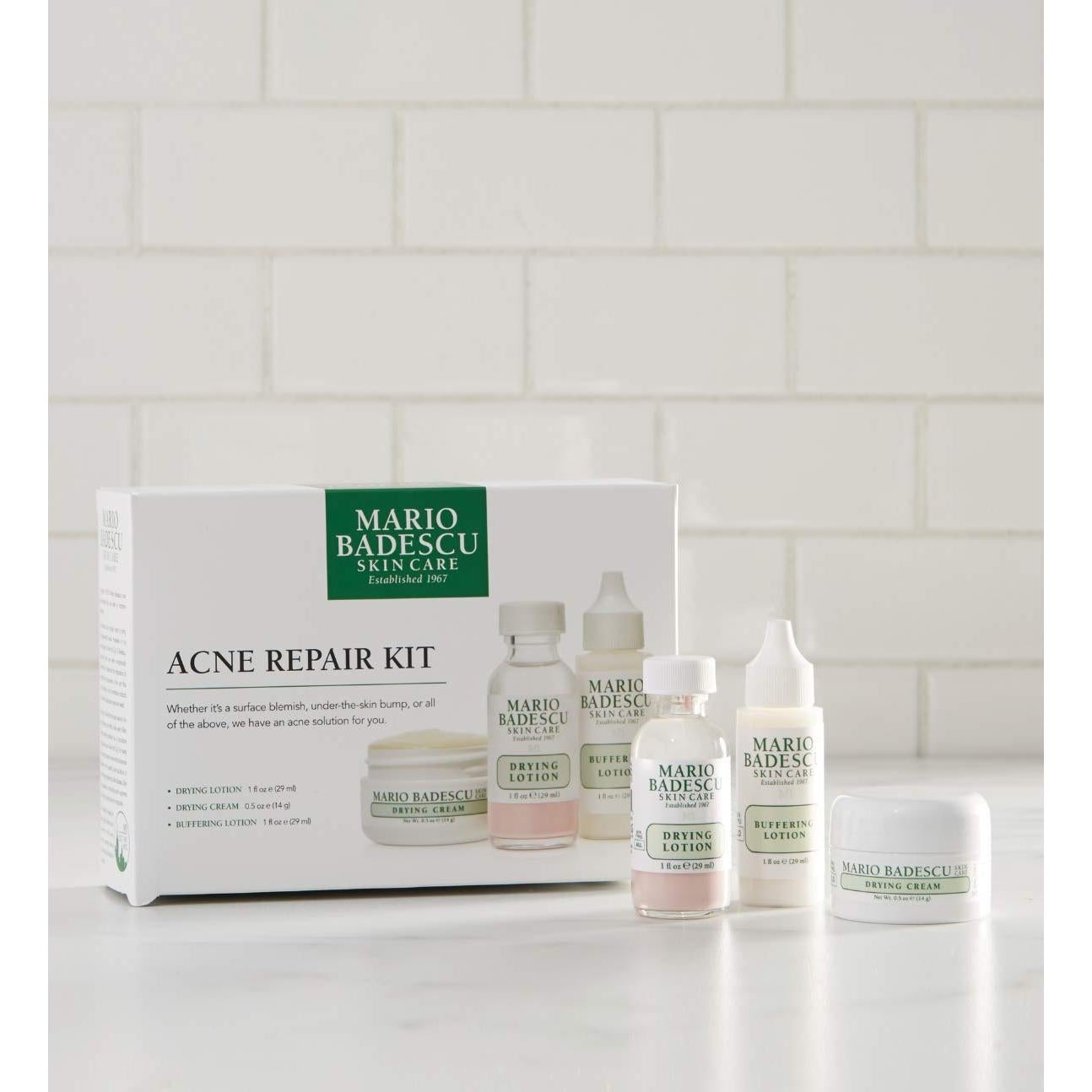 Kit de Cuidado Facial para Acné Mario Badescu - 3 Productos
