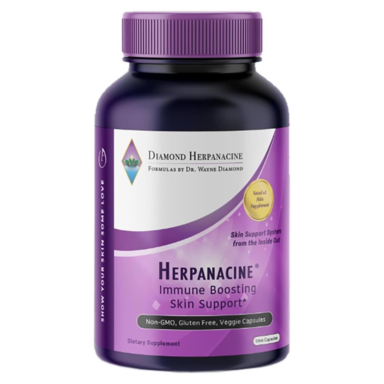 Suplemento Herpanacine Diamond para Piel y Sistema Inmunológico - 200 Cápsulas