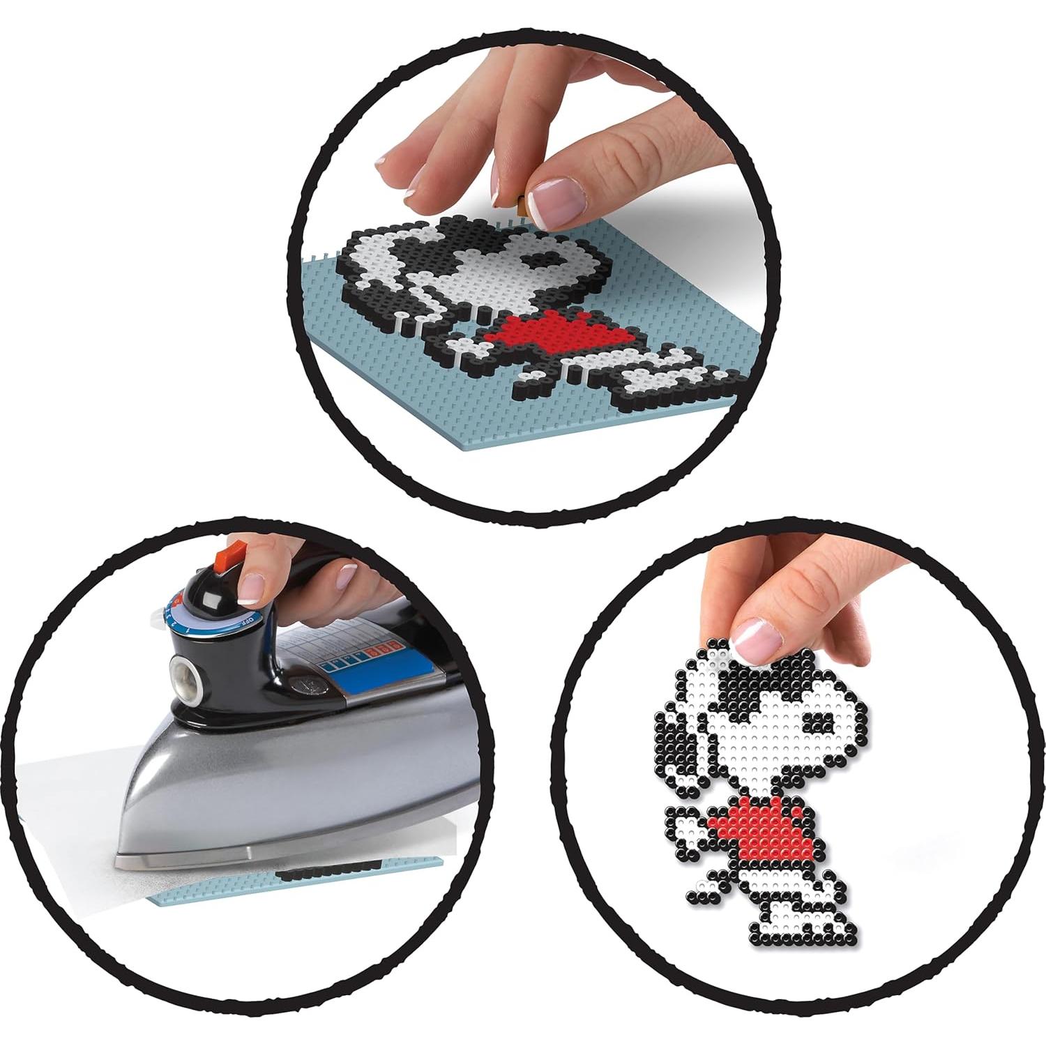 Kit Perler Peanuts 4260 Piezas Snoopy y Woodstock