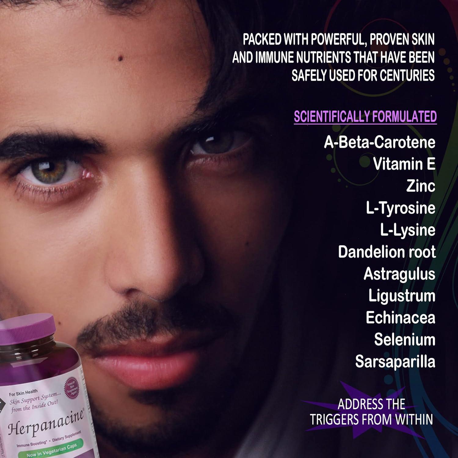 Suplemento Natural para la Piel Diamond Herpanacine 200 Cápsulas