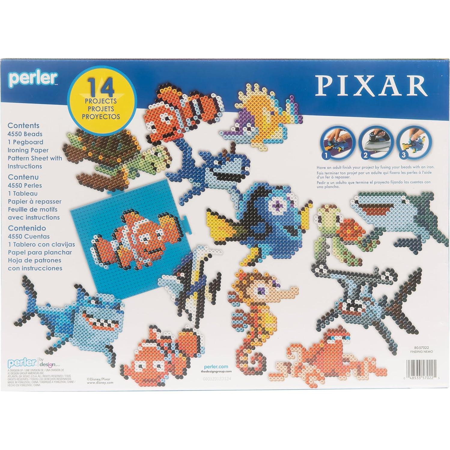 Kit Perler Buscando a Nemo 4553 Piezas Multicolor