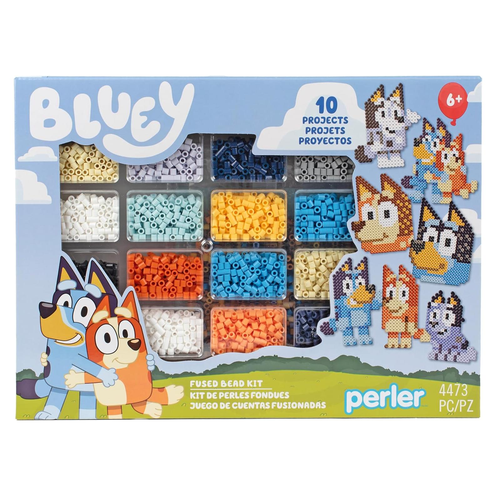 Kit Perler Bluey Deluxe 4470 Piezas Multicolor