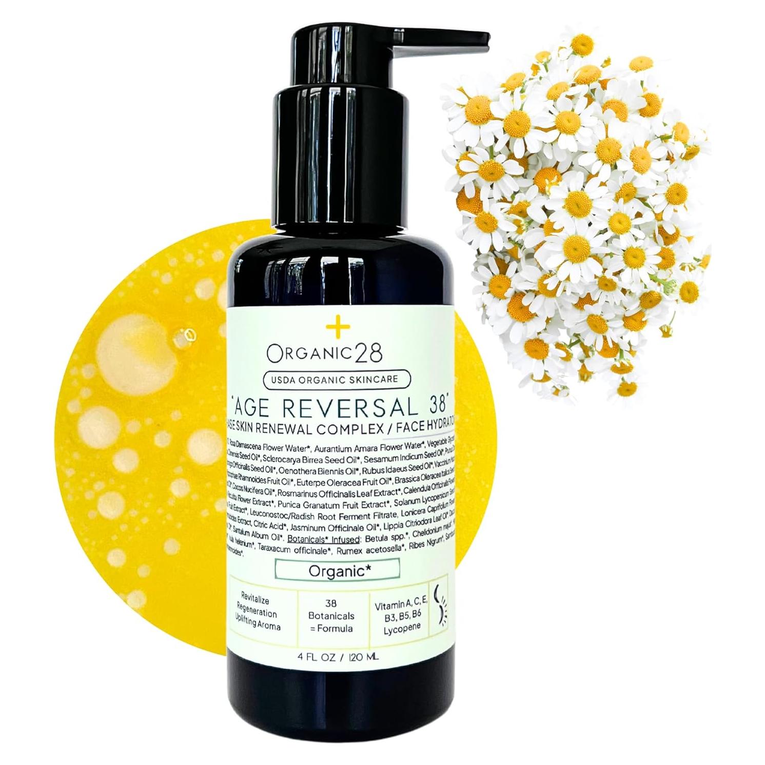 Hidratante Facial Orgánico II Phases 120 ML - Organic28+