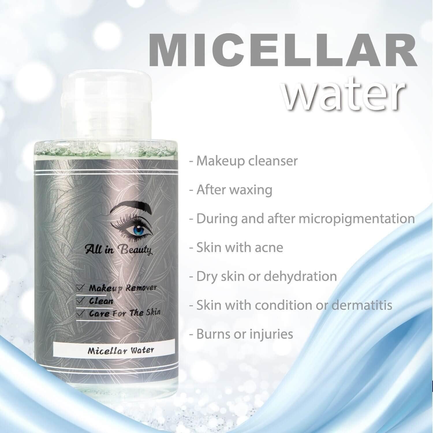 Agua Micelar Limpiadora Todo en Belleza 300ml - Tónico Desmaquillante