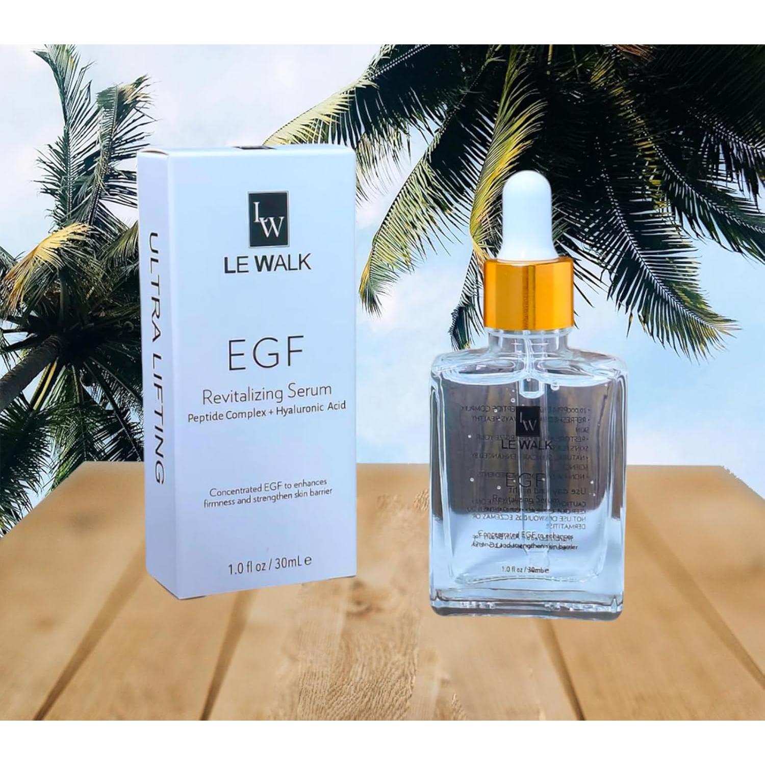 Conjunto Suero y Crema Hidratante Le Walk - 80g Antienvejecimiento