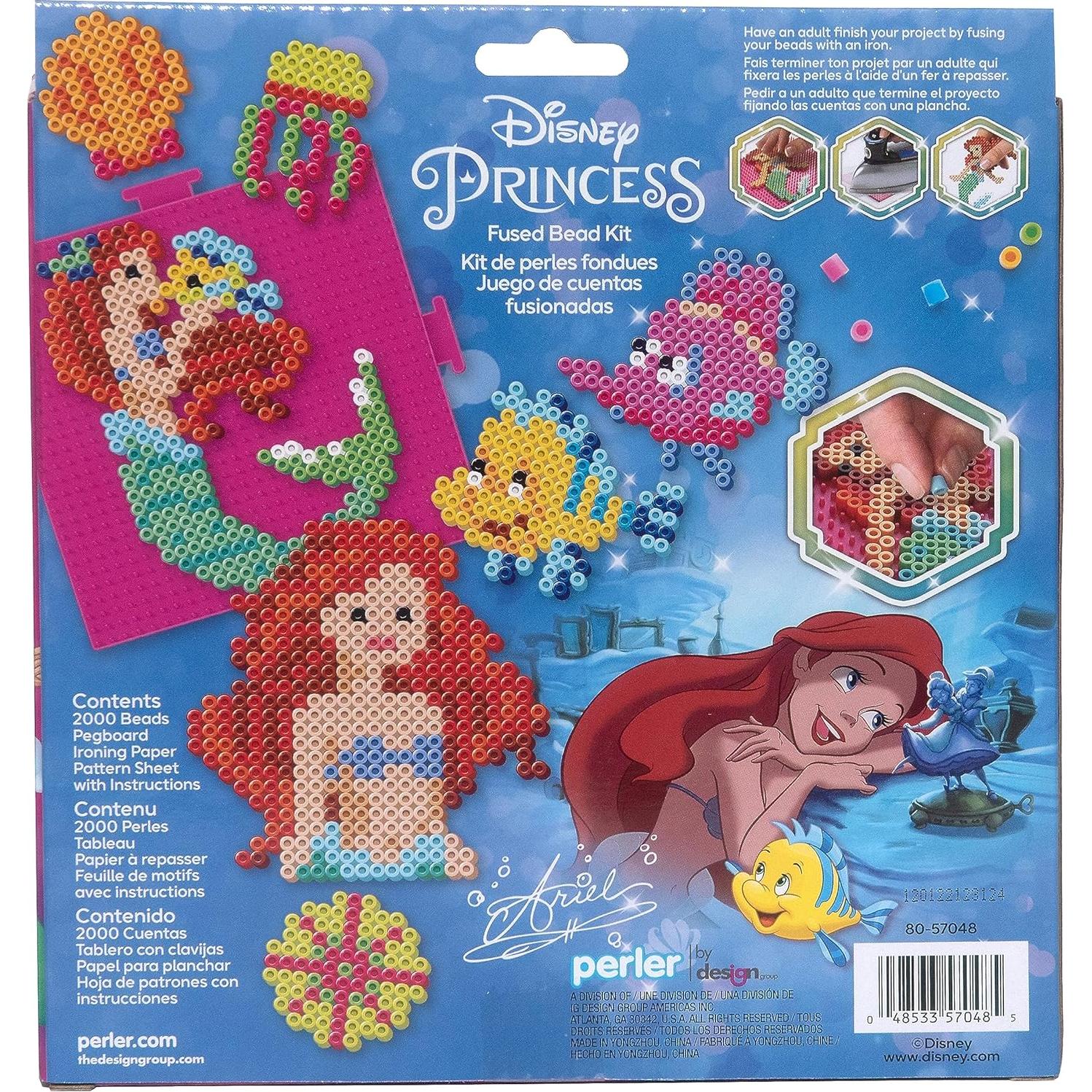 Kit de Perlas Fusionadas Perler Disney La Sirenita 2000 Piezas