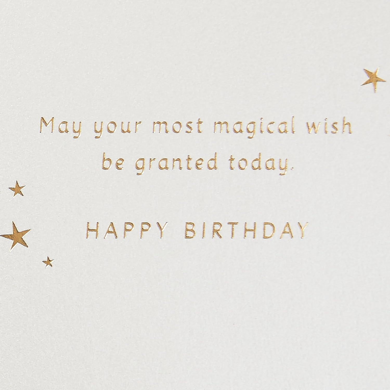 Tarjeta de Cumpleaños Hallmark Disney Princesas con Stickers