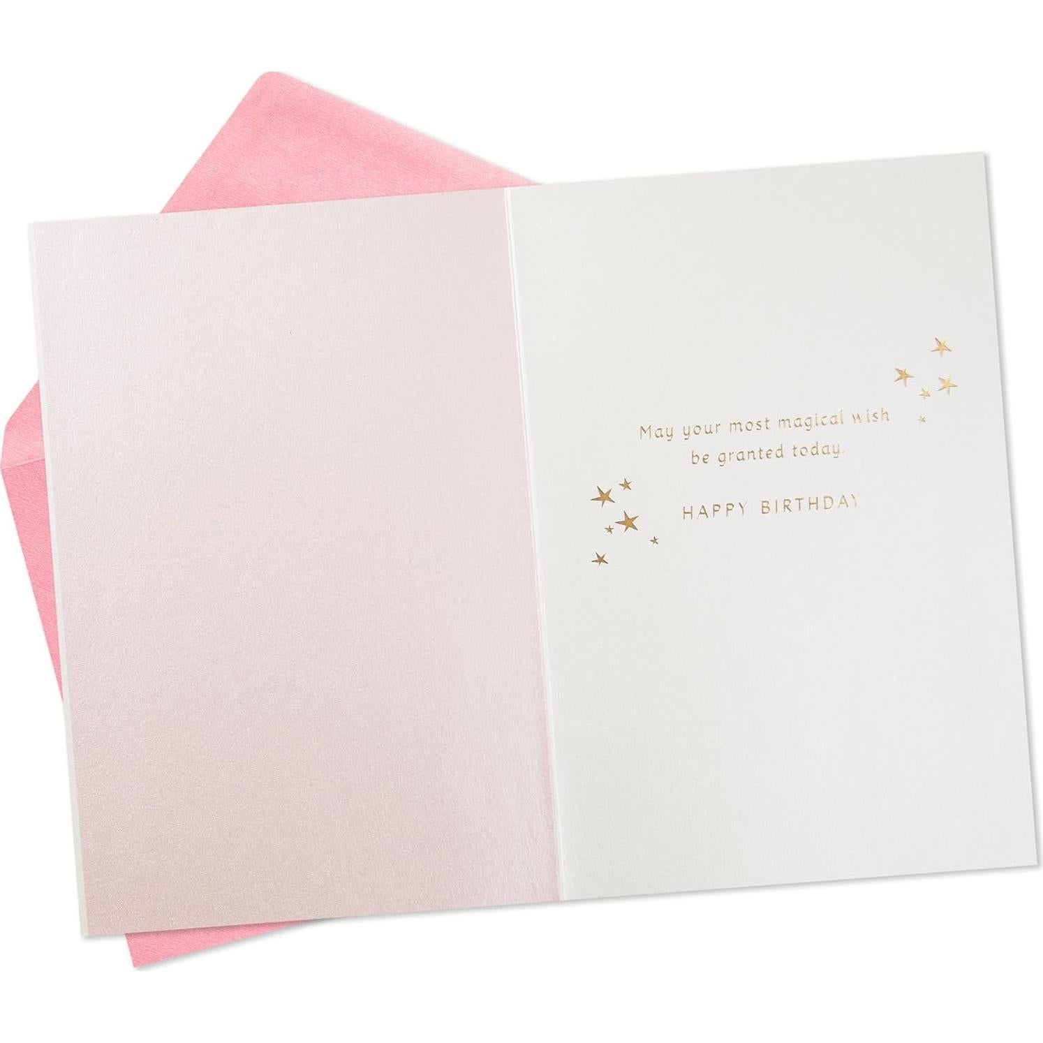 Tarjeta de Cumpleaños Hallmark Disney Princesas con Stickers