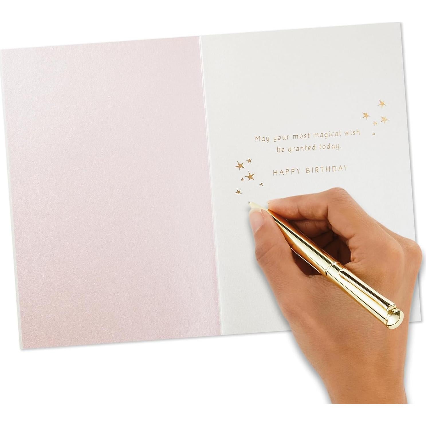 Tarjeta de Cumpleaños Hallmark Disney Princesas con Stickers