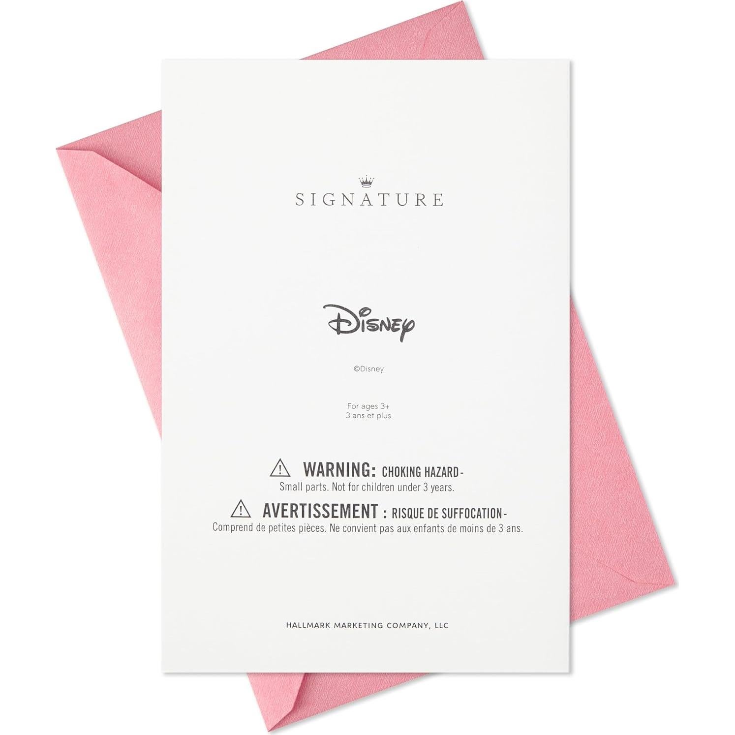 Tarjeta de Cumpleaños Hallmark Disney Princesas con Stickers