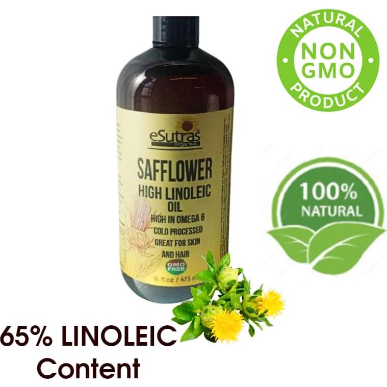 Aceite de Cártamo eSutras Organics 473 ml - Hidratante Natural