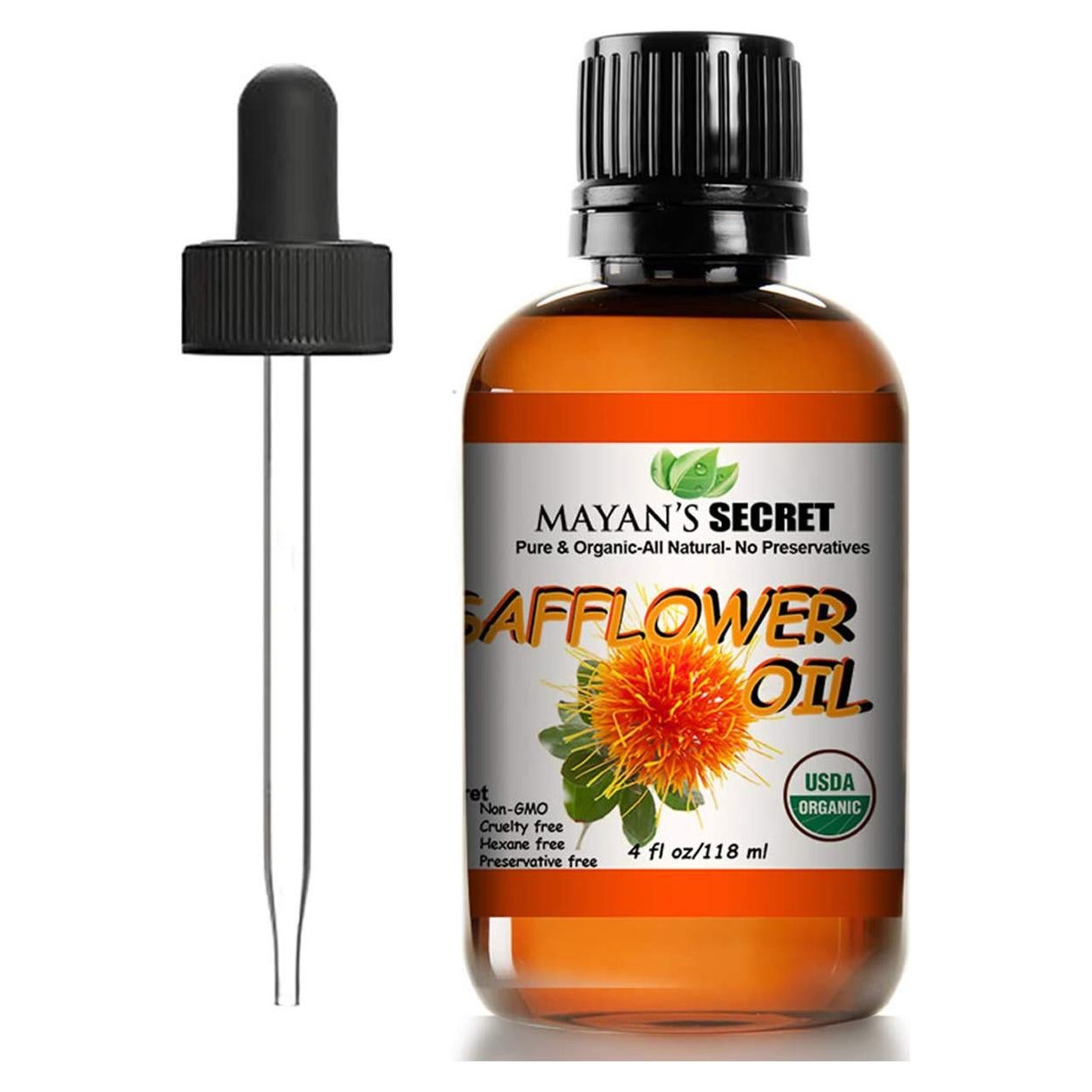 Aceite de Semilla de Cártamo Orgánico Mayan's Secret 118ml