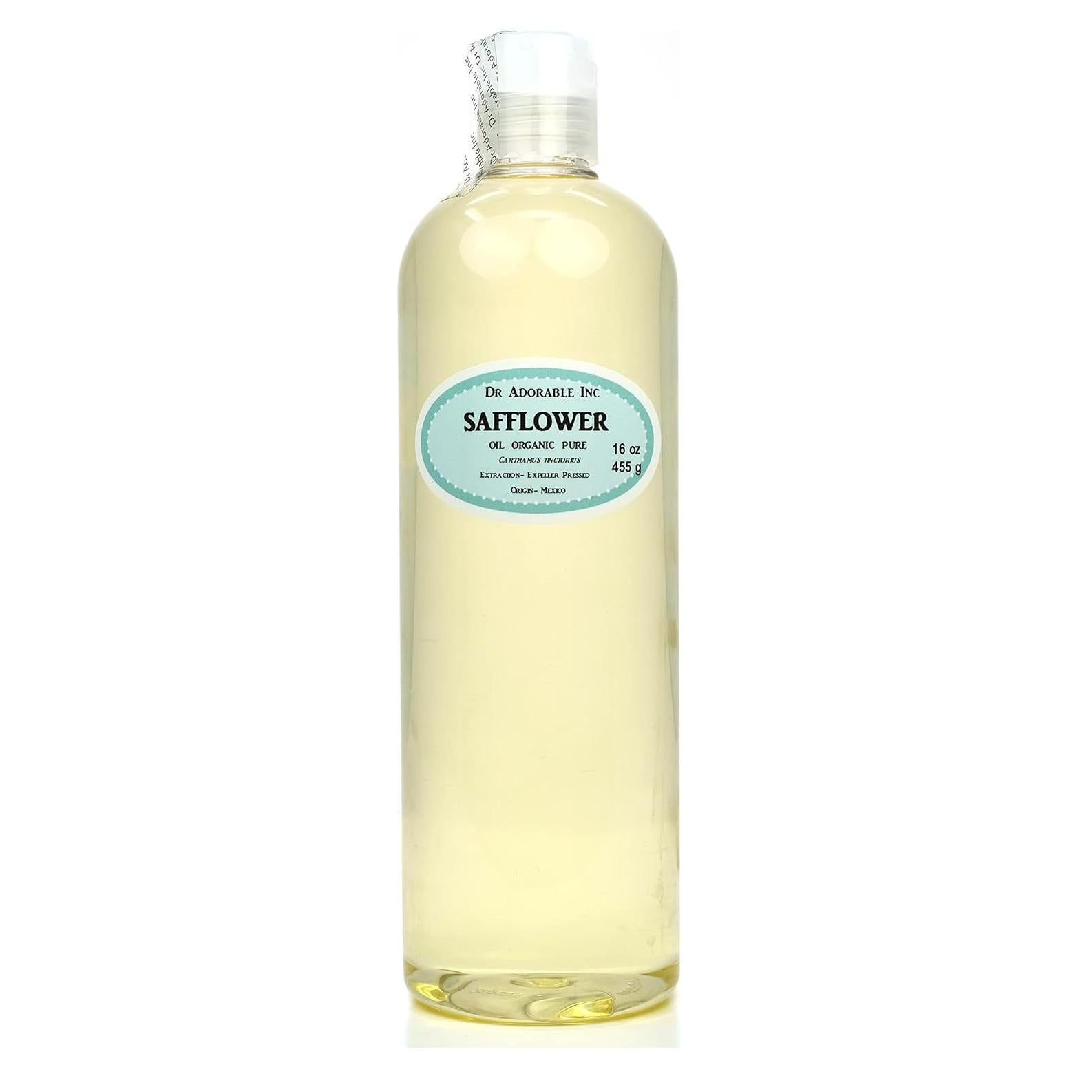 Aceite de Cártamo Dr Adorable 473 ml 100% Puro Orgánico