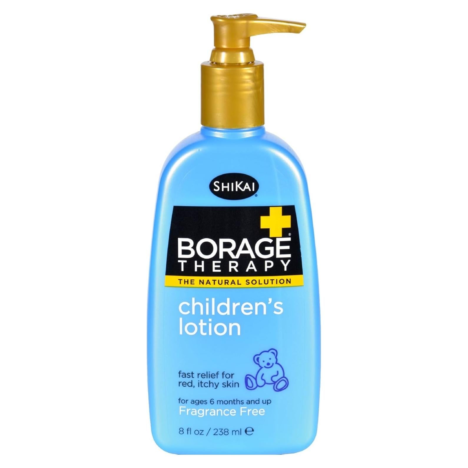 Loción Natural ShiKai Borage para Piel Seca Niños 226.8 ml