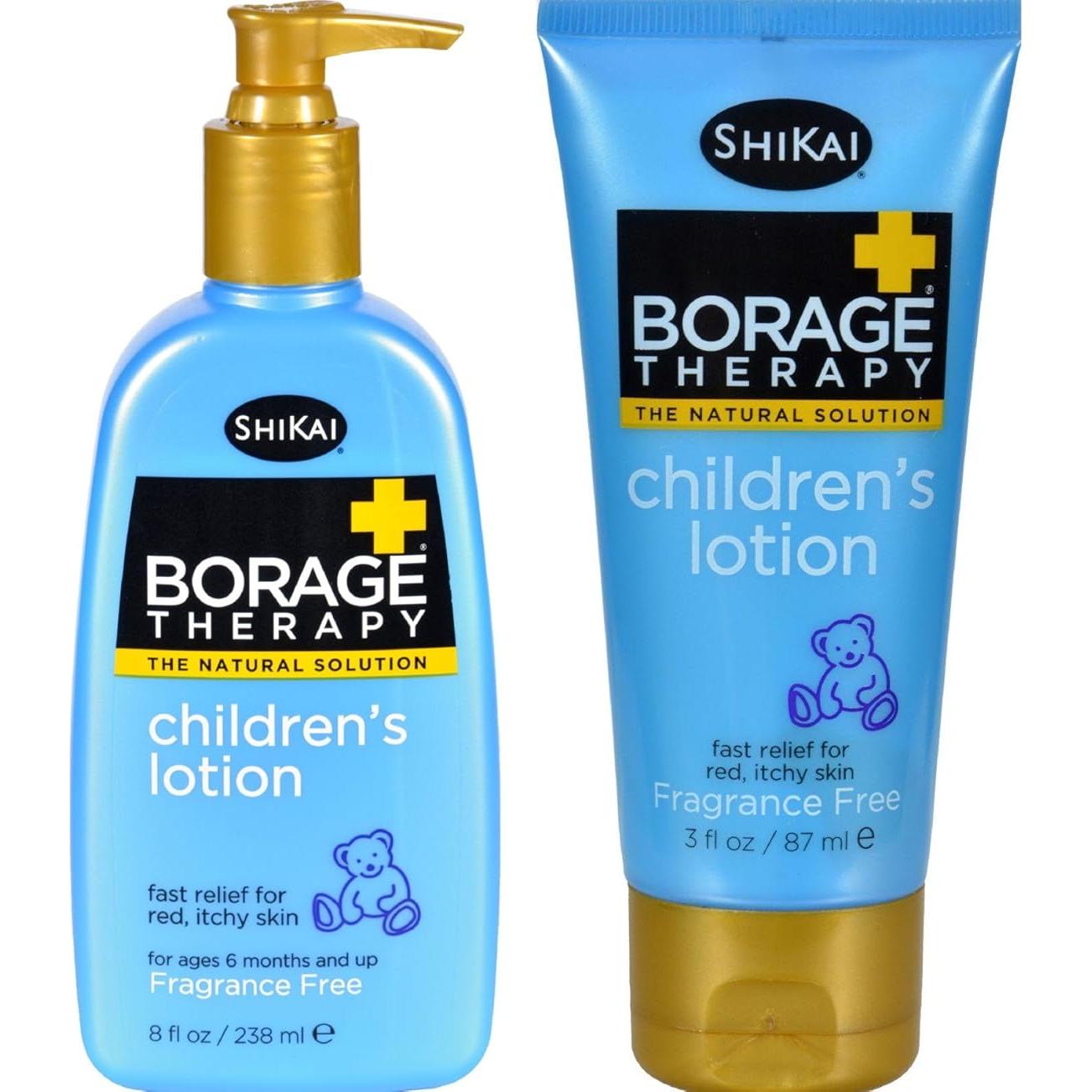 Loción Natural ShiKai Borage para Piel Seca Niños 226.8 ml