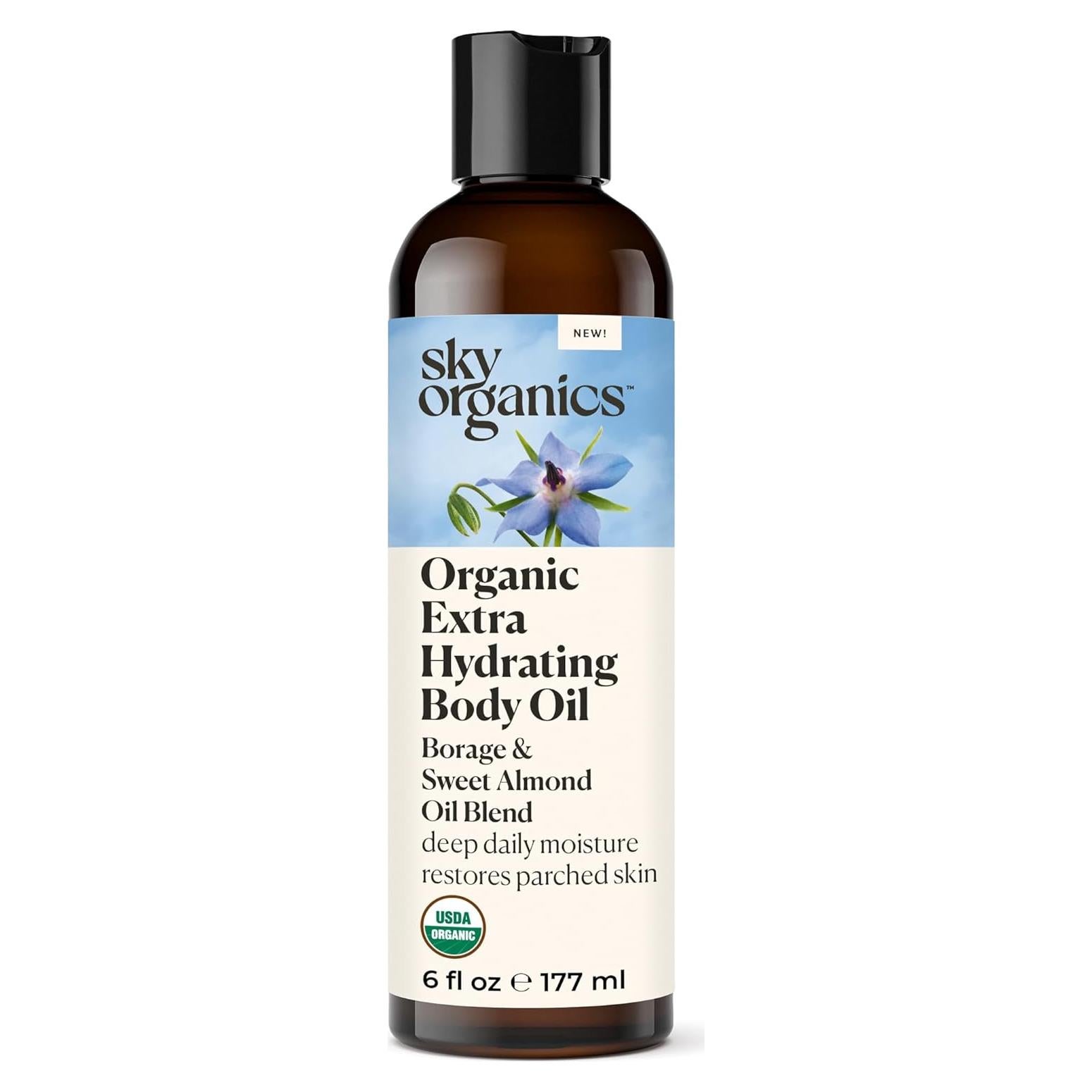 Aceite Corporal Hidratante Orgánico Sky Organics 177 ml