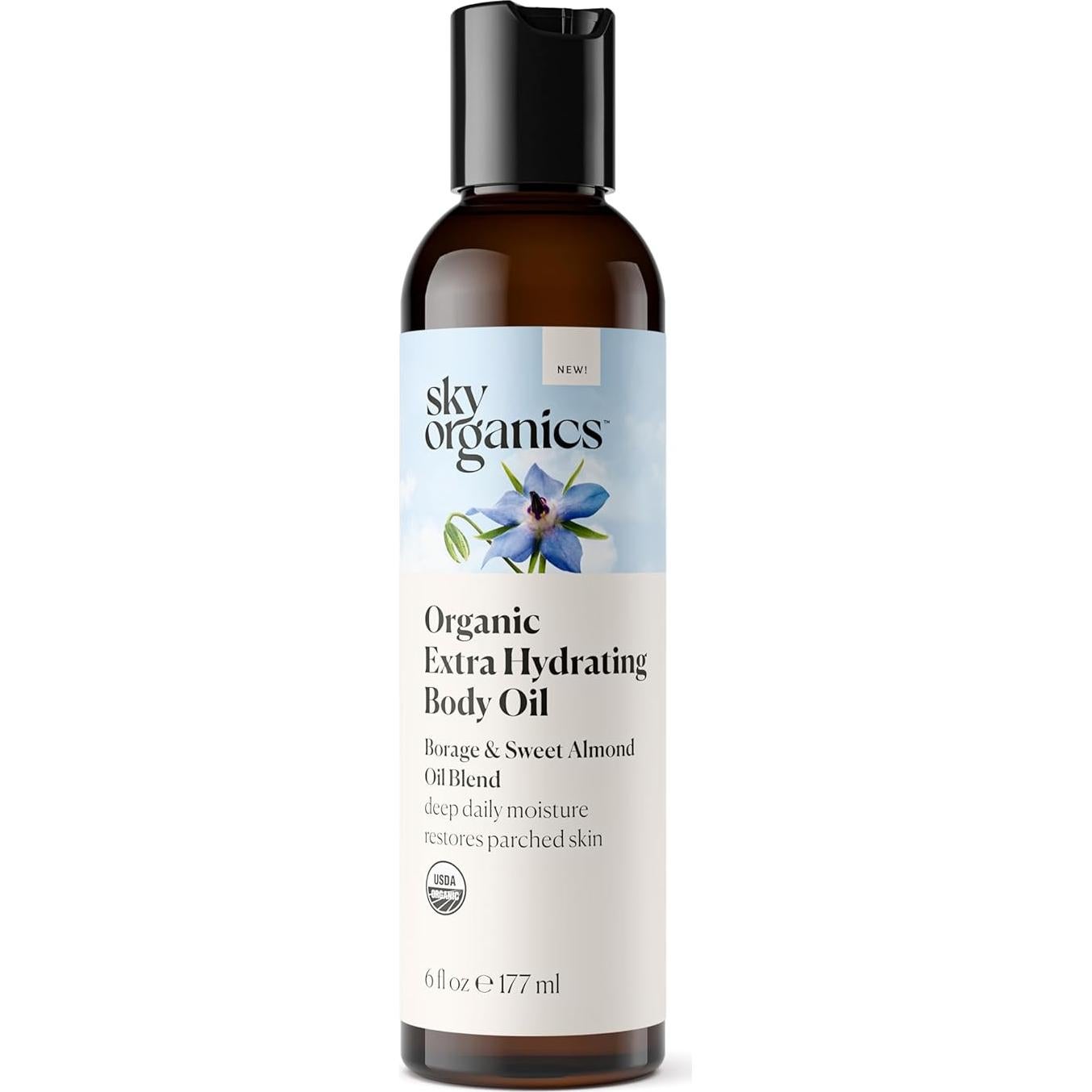 Aceite Corporal Hidratante Orgánico Sky Organics 177 ml